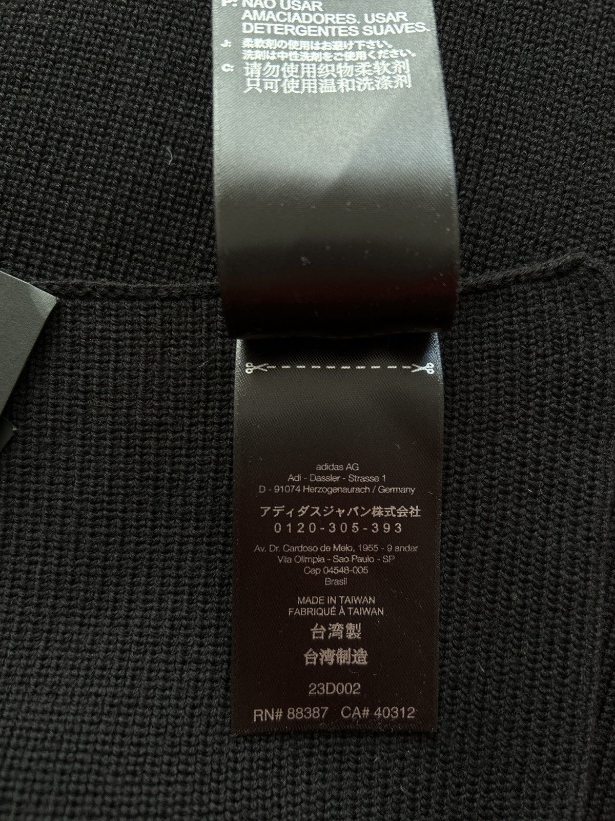 Adidas × Y-3 Y-3 Logo Scarf Adidas Yohji Yamamoto Size ONE SIZE - 5 Thumbnail