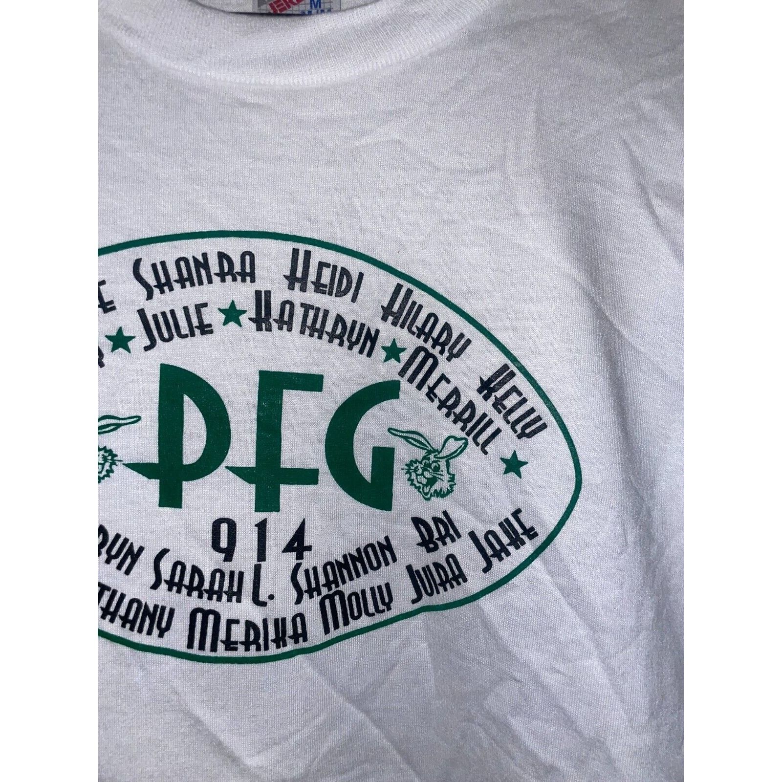 Jerzees Vintage College Shirt 914 PFG Virginity Taker Sexual Tee M Size US M / EU 48-50 / 2 - 4 Thumbnail