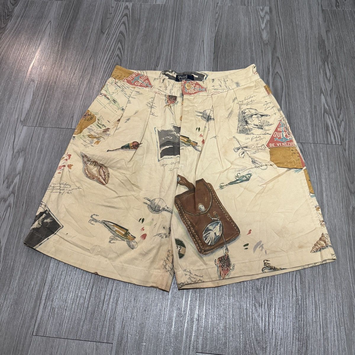 Polo Ralph Lauren Vtg Polo Ralph Lauren Shortpants Size US 30 / EU 46 - 1 Thumbnail
