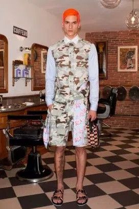 Givenchy Givenchy Camouflage Patchwork Long Sleeve Shirt Size US M / EU 48-50 / 2 - 2 Thumbnail
