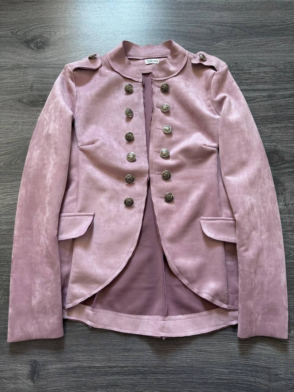 Japanese Brand Vibtage Pink Napoleon Style Blazer Jacket Y2K Size S / US 4 / IT 40 - 3 Thumbnail