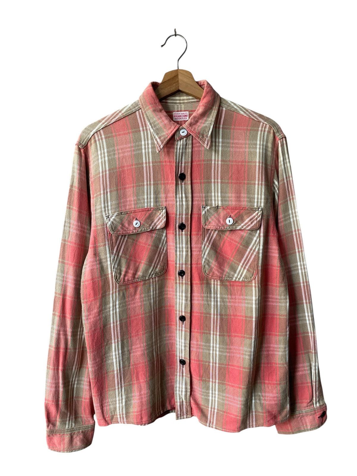 Sugar Cane Vintage Sugar Cane Japan Flannel Shirt Size US M / EU 48-50 / 2 - 1 Thumbnail