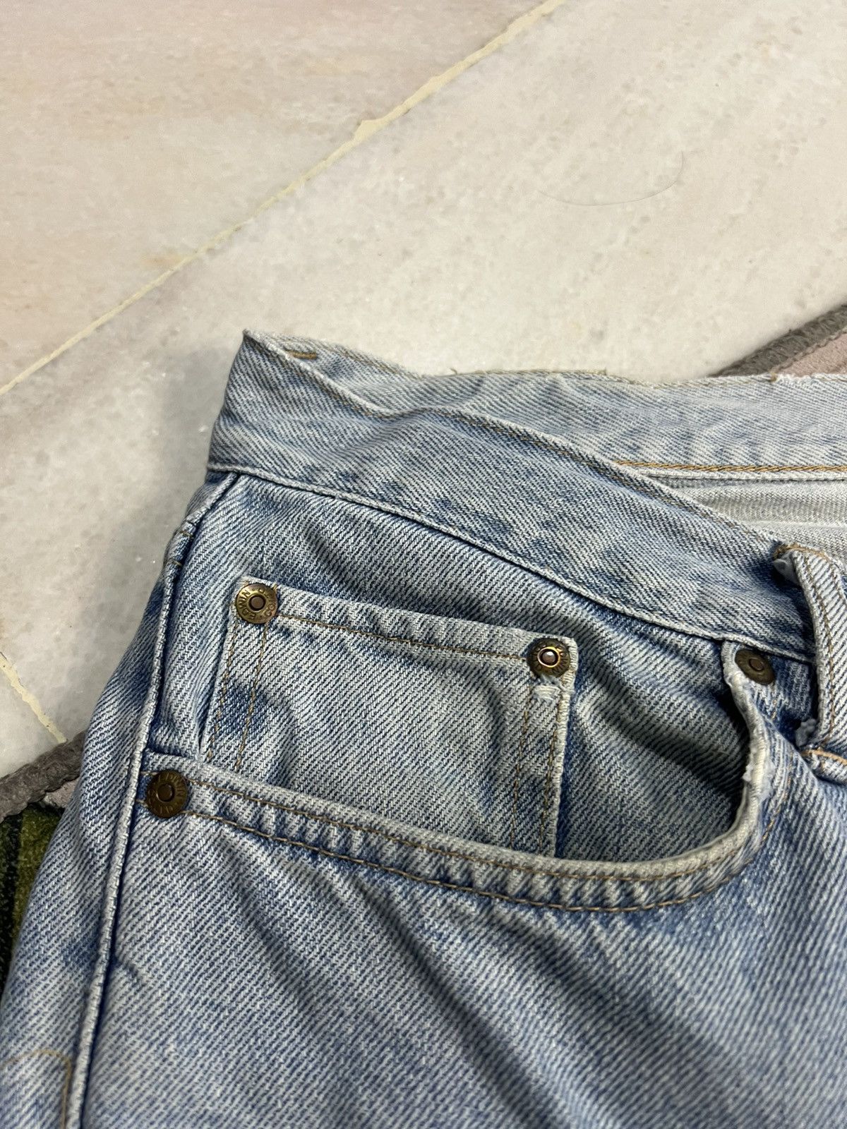 Edwin × If Six Was Nine × Japanese Brand VINTAGE 90’s STYLE EDWIN LIGHT WASH BAGGY JEANS Size US 34 / EU 50 - 5 Thumbnail