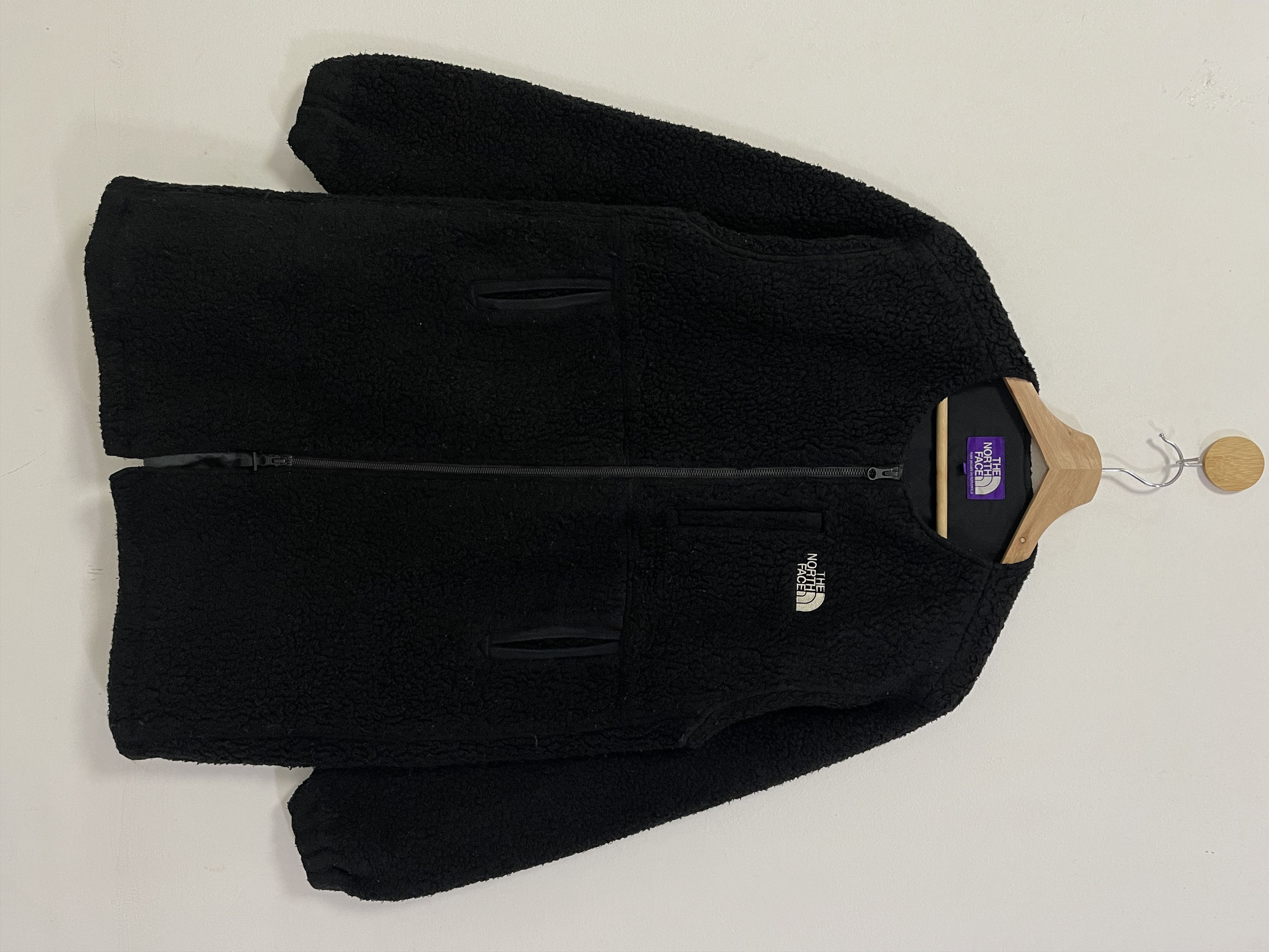The North Face × Vintage Vintage The North Face Mini Logo Sherpa Winter Long Jacket Size M / US 6-8 / IT 42-44 - 1 Thumbnail