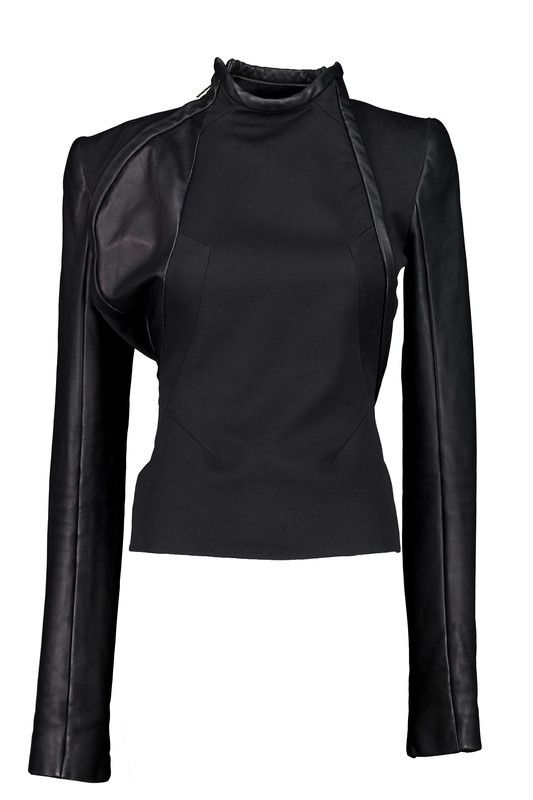 Gareth Pugh #leather #runway #black
