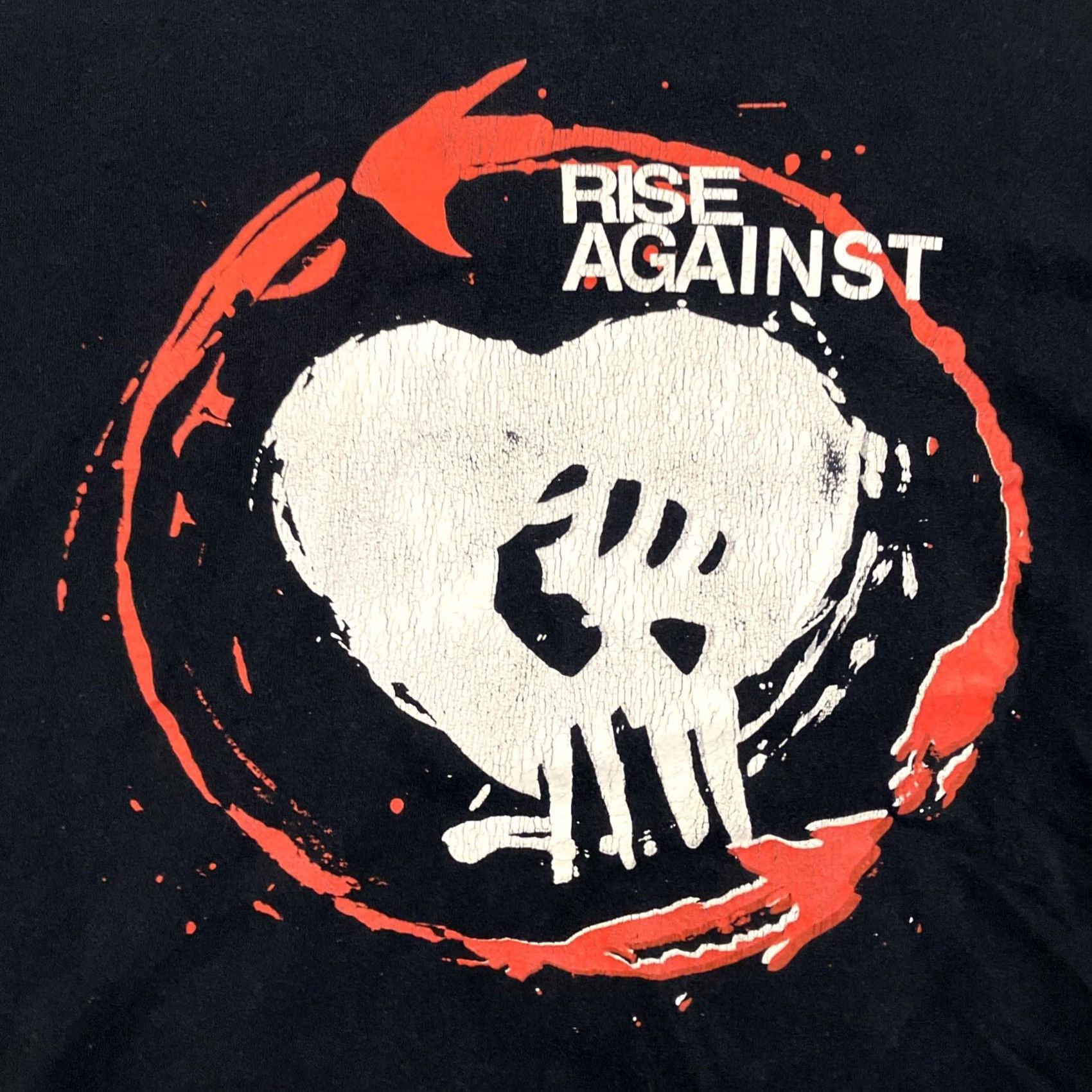 Vintage VINTAGE Rise Against Concert T Shirt XL Black Rock Punk Band Tour 2011 Mens Short Sleeve Crew Neck Graphic Print 100% Cotton Size US XL / EU 56 / 4 - 2 Thumbnail
