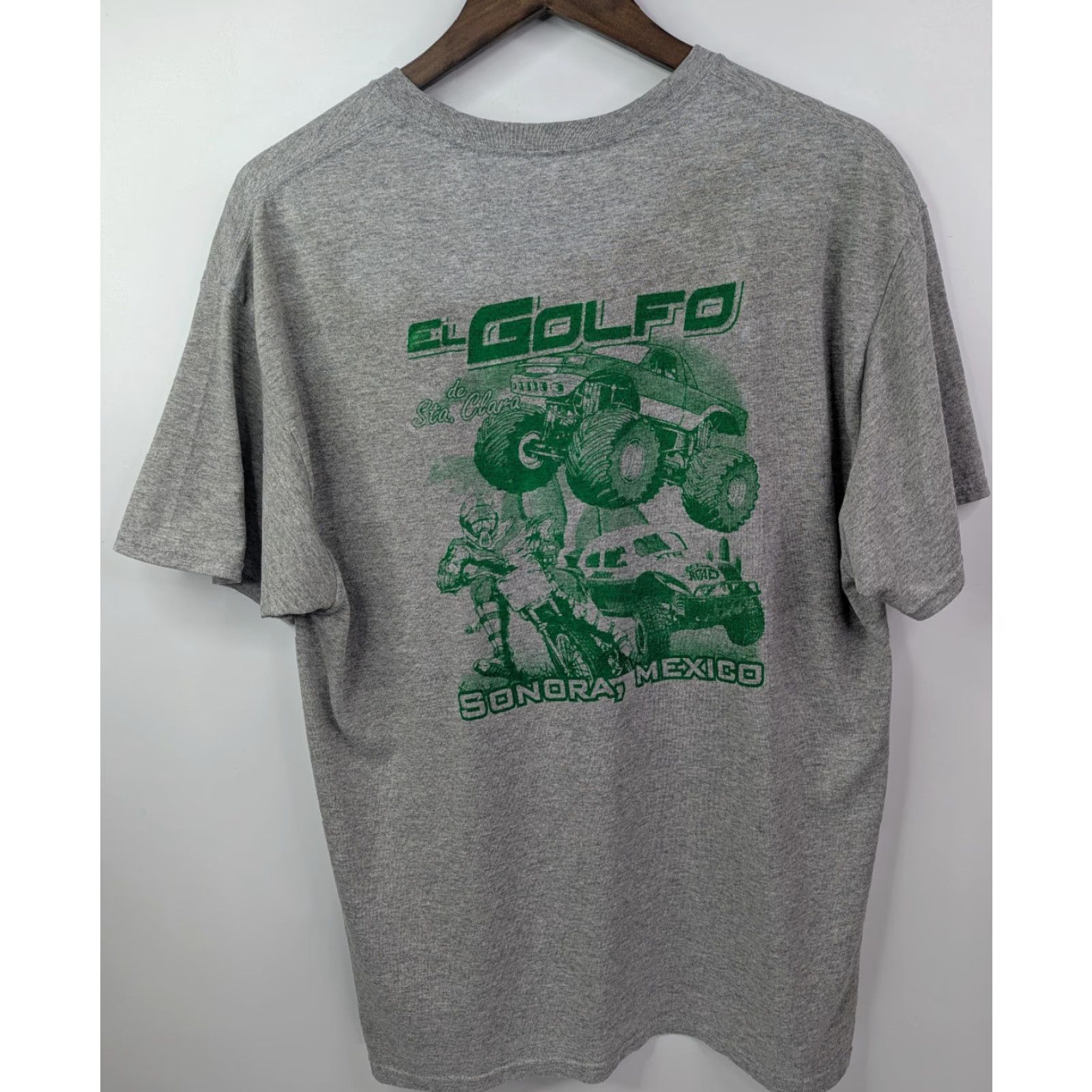 Hanes Hanes T-Shirt Unisex Adults Short Sleeve Gray Size L El Golfo De Santa Clara Sonora Mexico Vintage Size US L / EU 52-54 / 3 - 2 Thumbnail