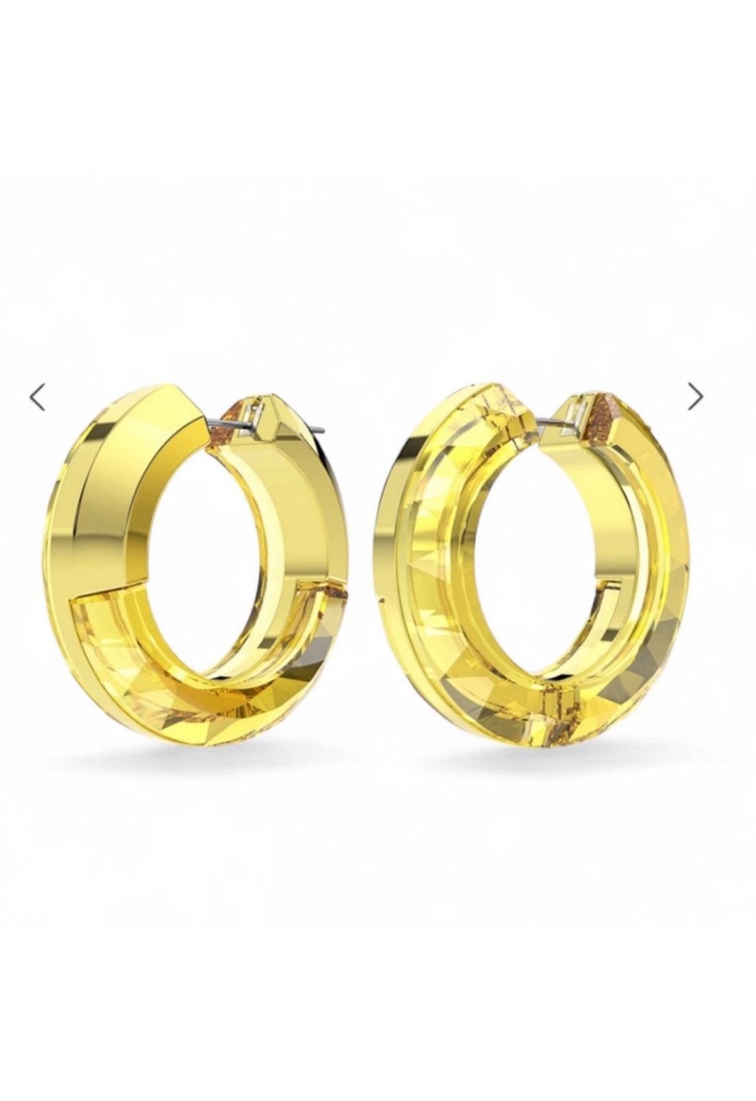 Swarovski SWAROVSKI Lucent Crystal Hoop Earrings Size ONE SIZE - 3 Thumbnail