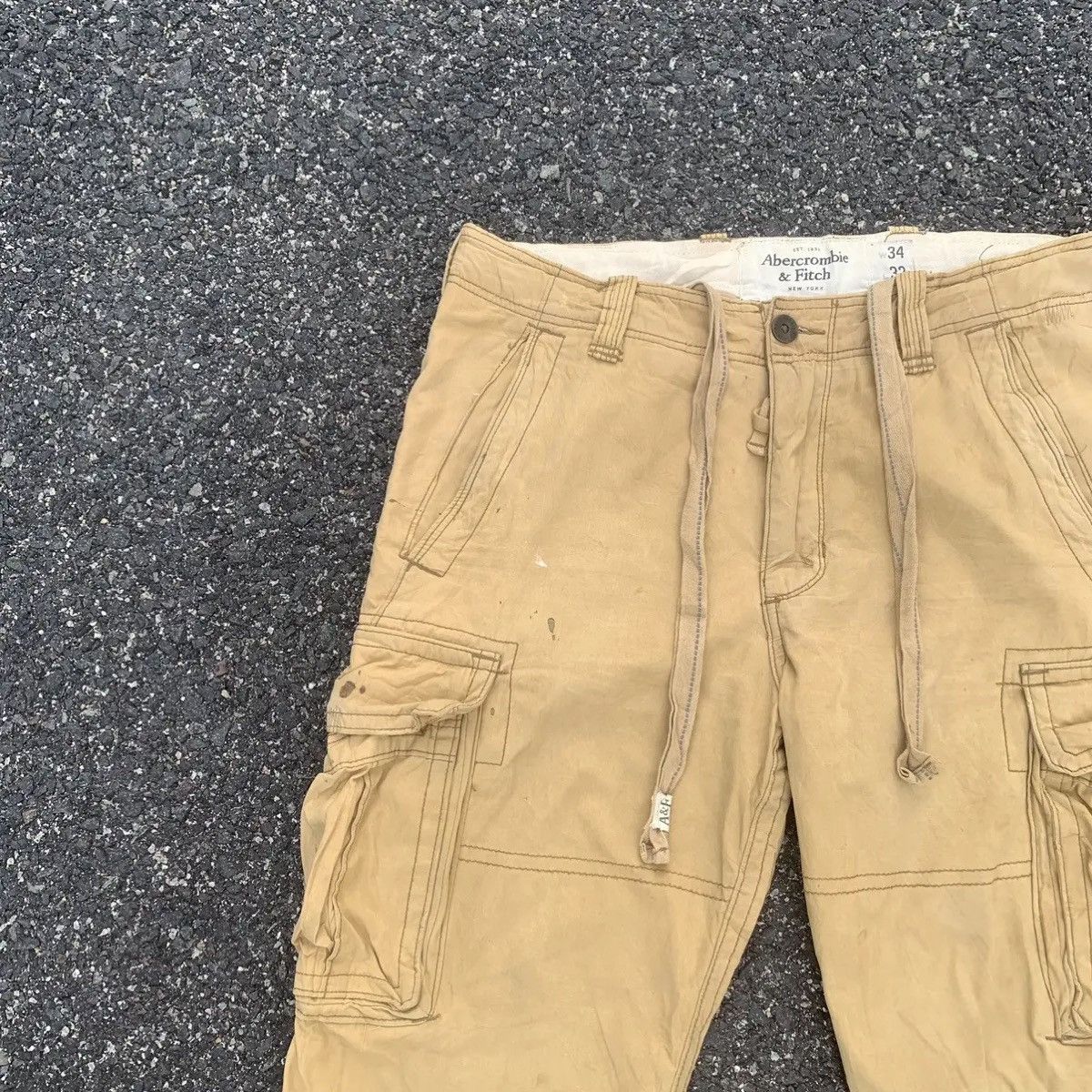 Abercrombie & Fitch 🔥BEST OFFER🔥Tactical Faded Trousers Big Multi Pocket Pants Size US 36 / EU 52 - 4 Thumbnail