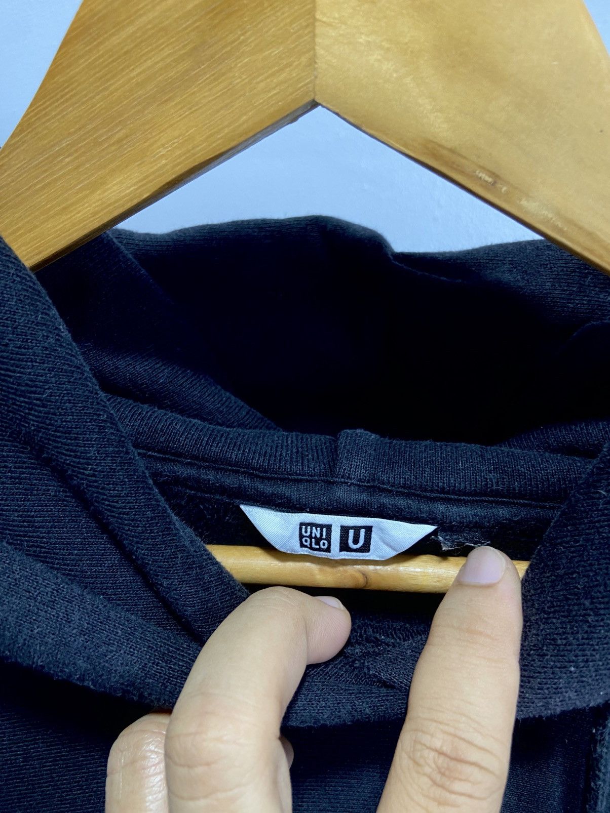 Japanese Brand Uniqlo U black hoodie Size US M / EU 48-50 / 2 - 4 Thumbnail