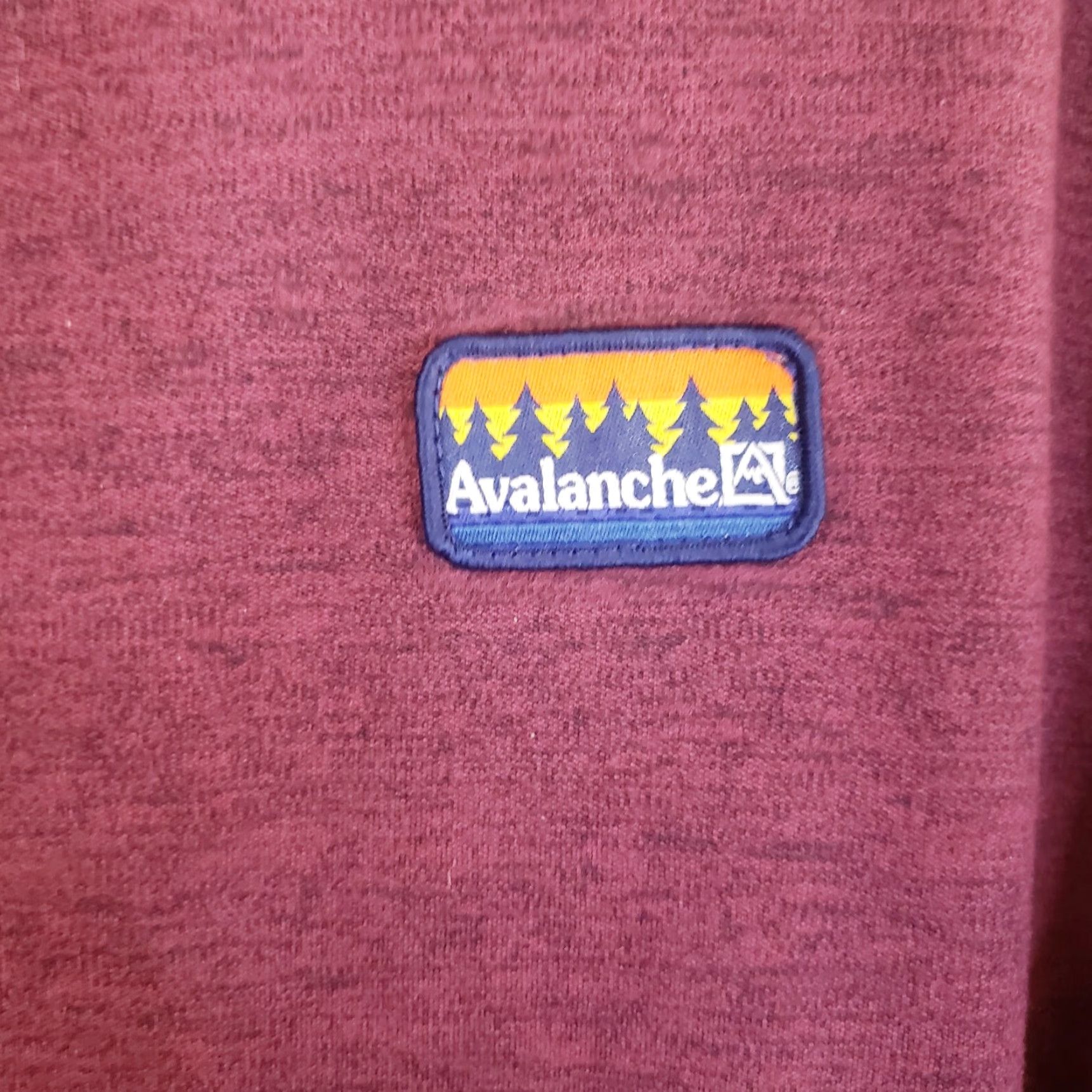 Avalanche Avalanche Jacket Full Zip Stand-Up Collar Pockets Maroon M Mens Regular Fit Size US M / EU 48-50 / 2 - 5 Thumbnail