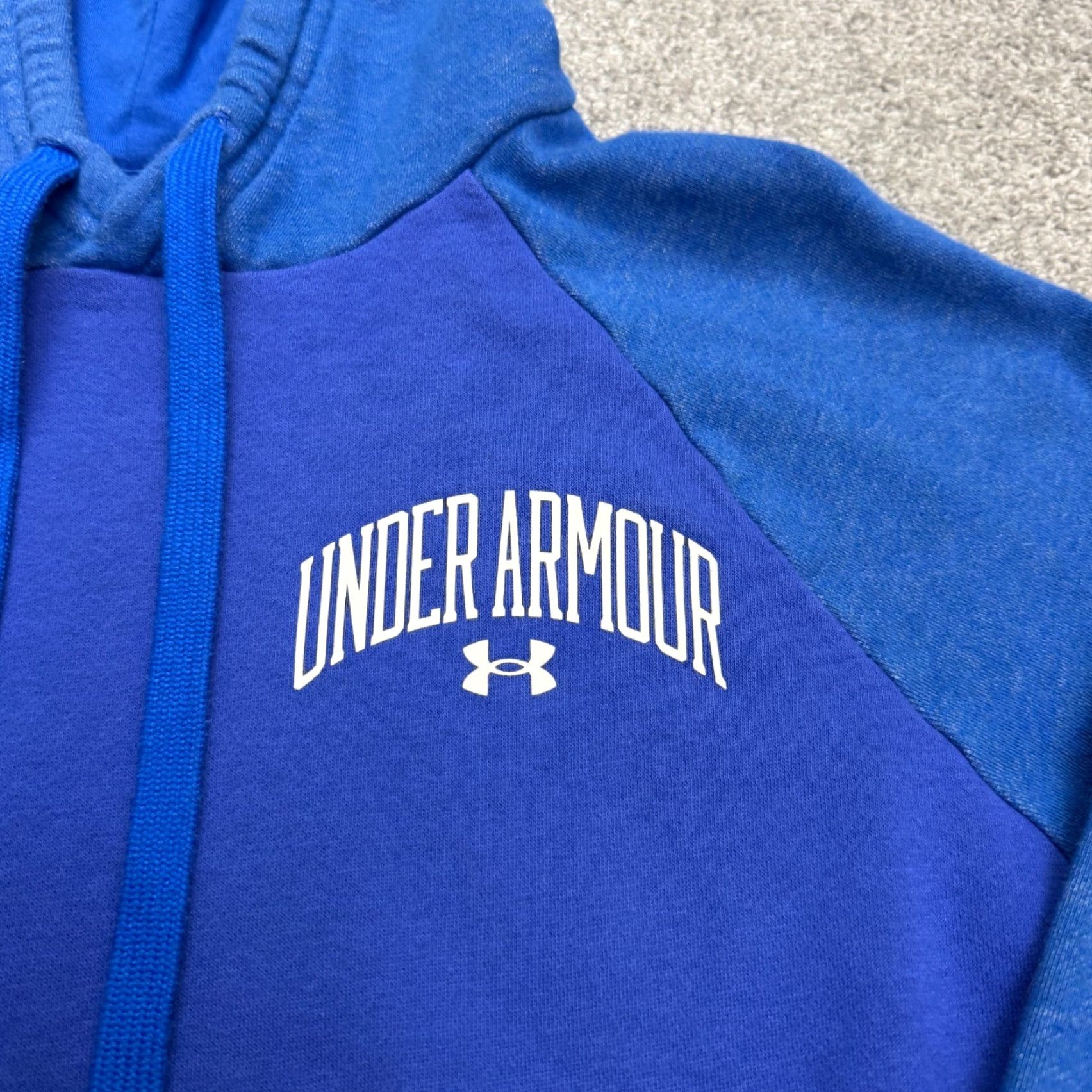 Under Armour Under Armour Hoodie Mens Small Blue Fleece Pullover Loose Fit Graphic Sweatshirt Casualwear Urban casual Sports Streetwear 90s? Size US S / EU 44-46 / 1 - 4 Thumbnail