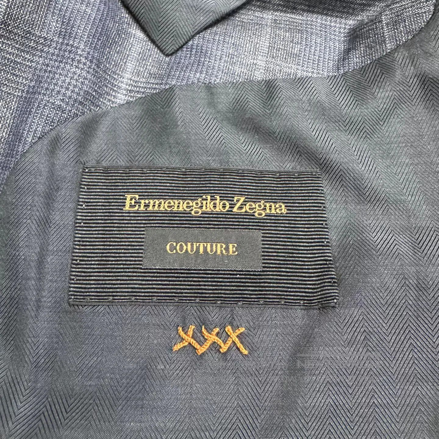 Ermenegildo Zegna Ermenegildo Zegna XXX Check Wool Blazer. Size US L / EU 52-54 / 3 - 2 Thumbnail