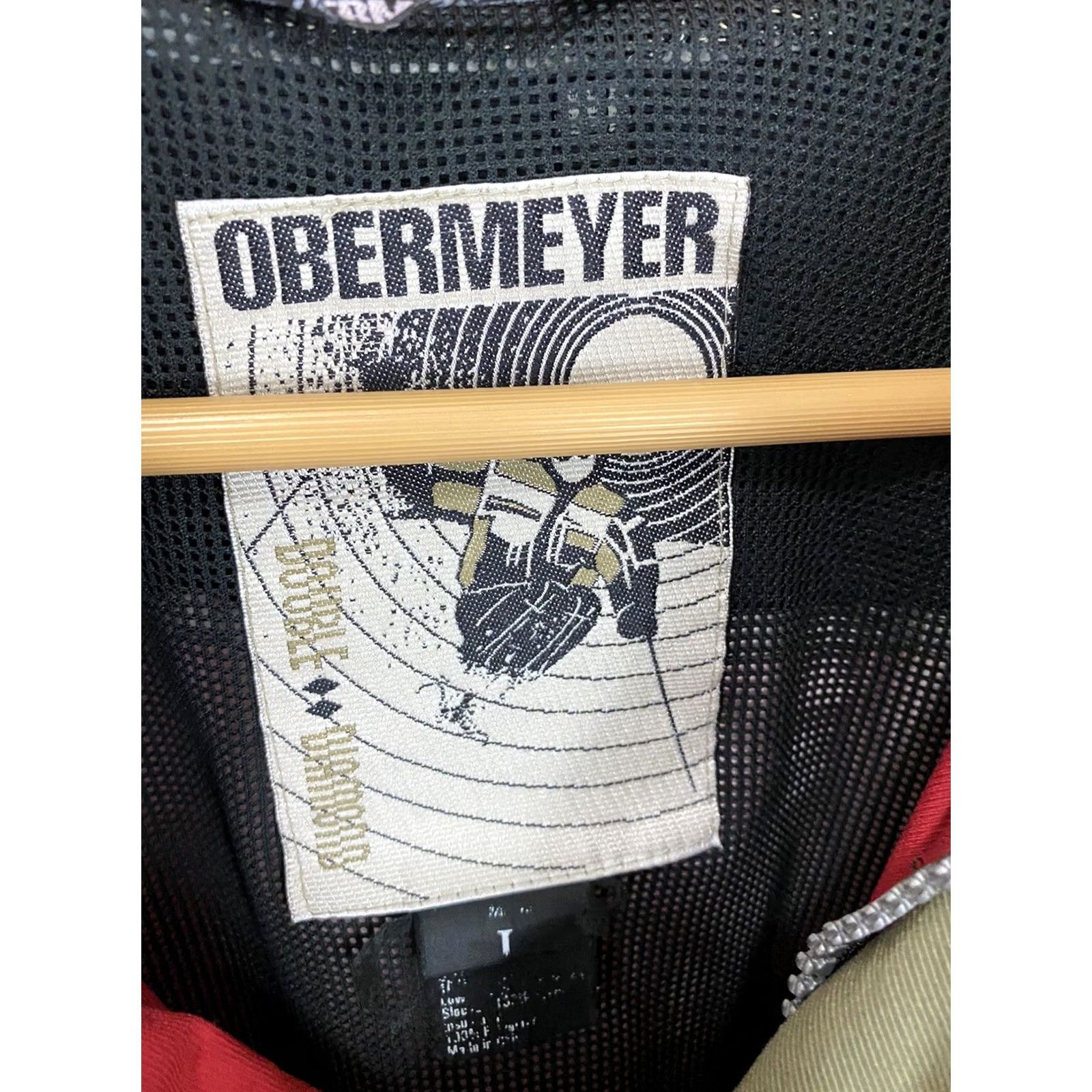 Obermeyer VTG Obermeyer Men's Ski Snowboard Red Black 1/2 Zip Pullover Parka Jacket Size L Size US L / EU 52-54 / 3 - 4 Thumbnail