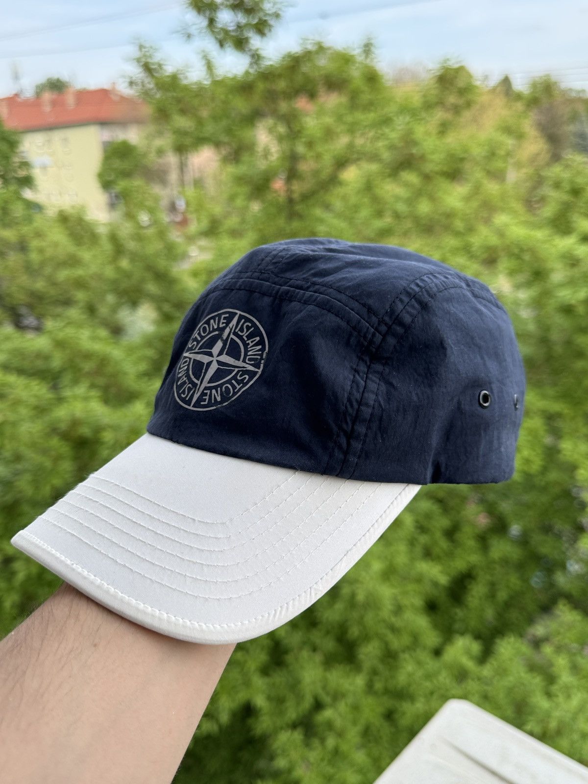 Stone Island stone island nylon cap 5 panel reflective logo Size ONE SIZE - 2 Thumbnail