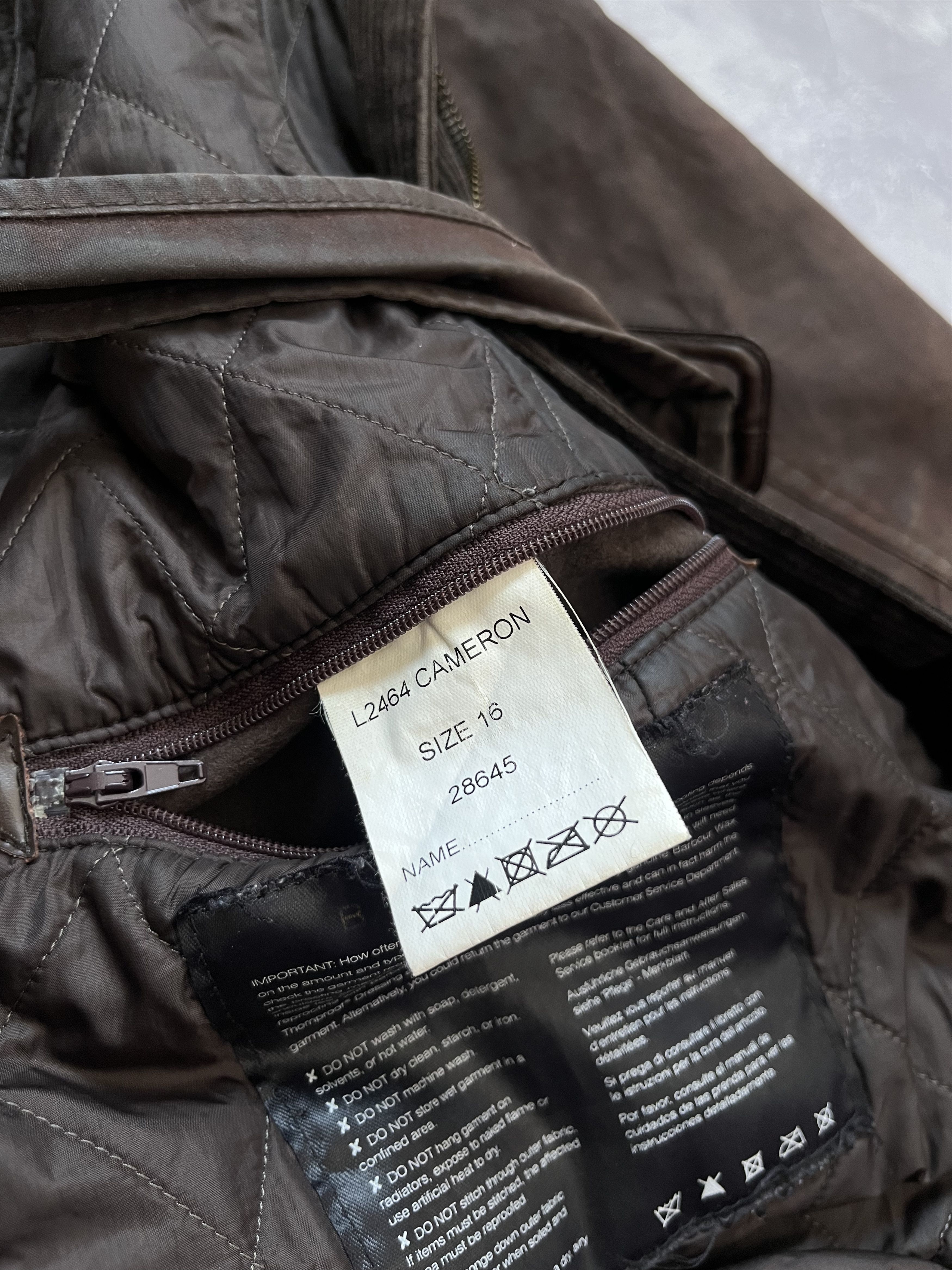 Barbour Barbour Cameron Wax Women's Hooded Jacket Brown British Size XL / US 12-14 / IT 48-50 - 15 Thumbnail