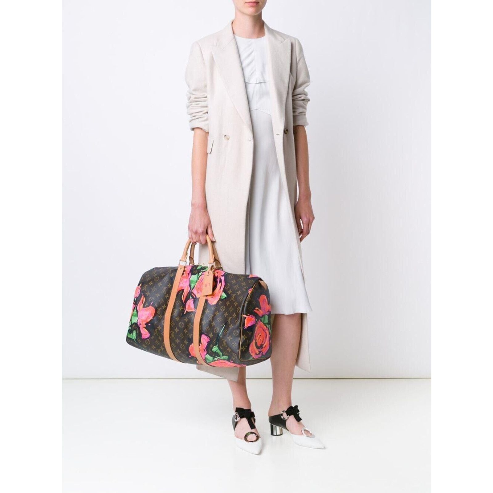 Louis Vuitton Louis Vuitton Roses Monogram Logo Monogram Travel Bag Size ONE SIZE - 3 Thumbnail