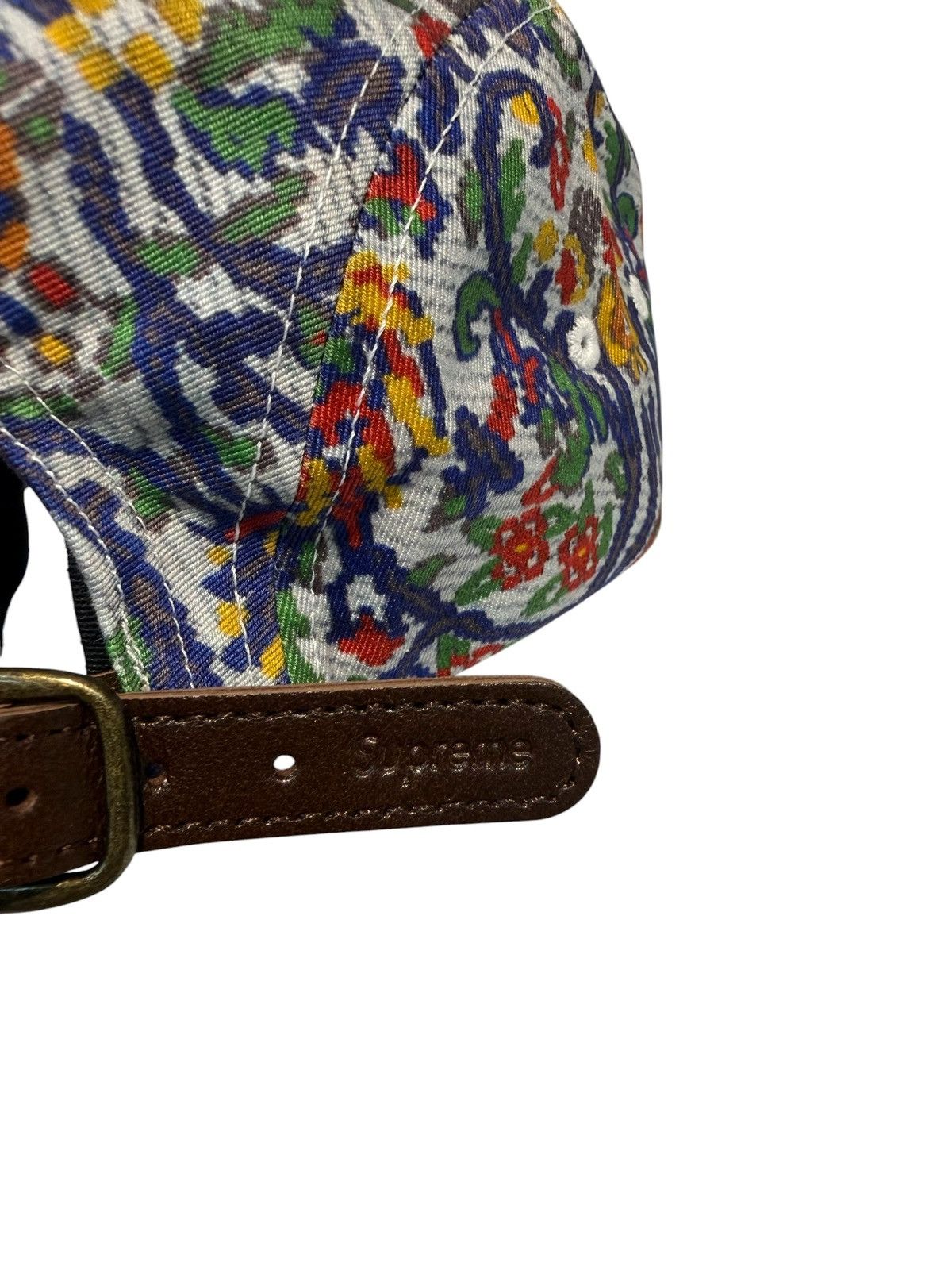 Supreme Supreme Washed Chino Twill Camp Cap 'Tapestry' 2023 NWT Size ONE SIZE - 4 Thumbnail