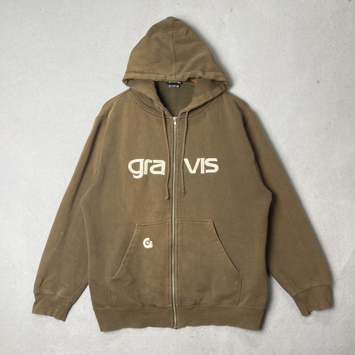 Gravis Vintage Gravis Full Zip Hoodie Size US M / EU 48-50 / 2 - 1 Thumbnail