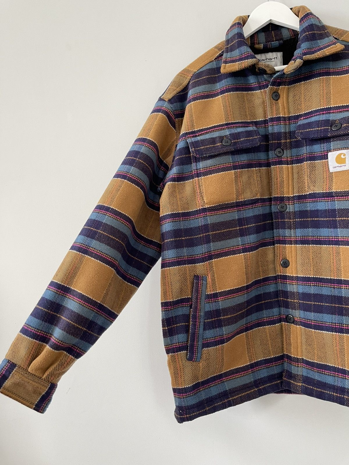 Carhartt Wip Carhartt WIP Flannel Sherpa Lined Daron Shirt Jacket Size US M / EU 48-50 / 2 - 8 Thumbnail