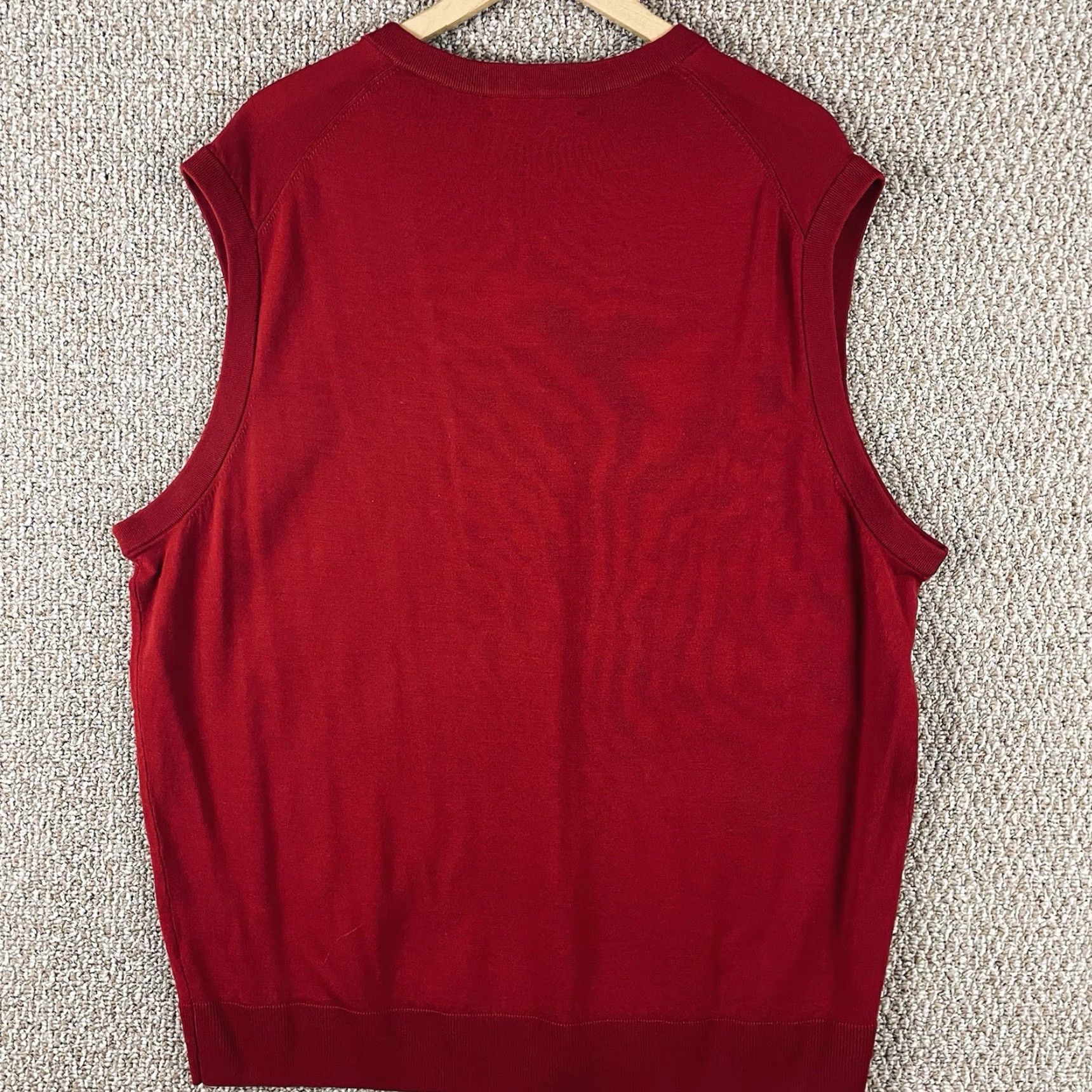 Cremieux Daniel Cremieux Sweater Vest Men’s 2XL 100% Merino Washable Wool Golf NWT 295 Size US XXL / EU 58 / 5 - 5 Thumbnail