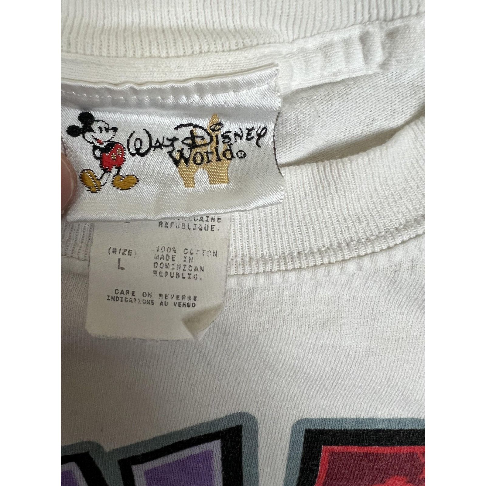 Disney Vintage Walt Disney World Minnie Mouse T-Shirt Size Large Wh Size US L / EU 52-54 / 3 - 4 Thumbnail