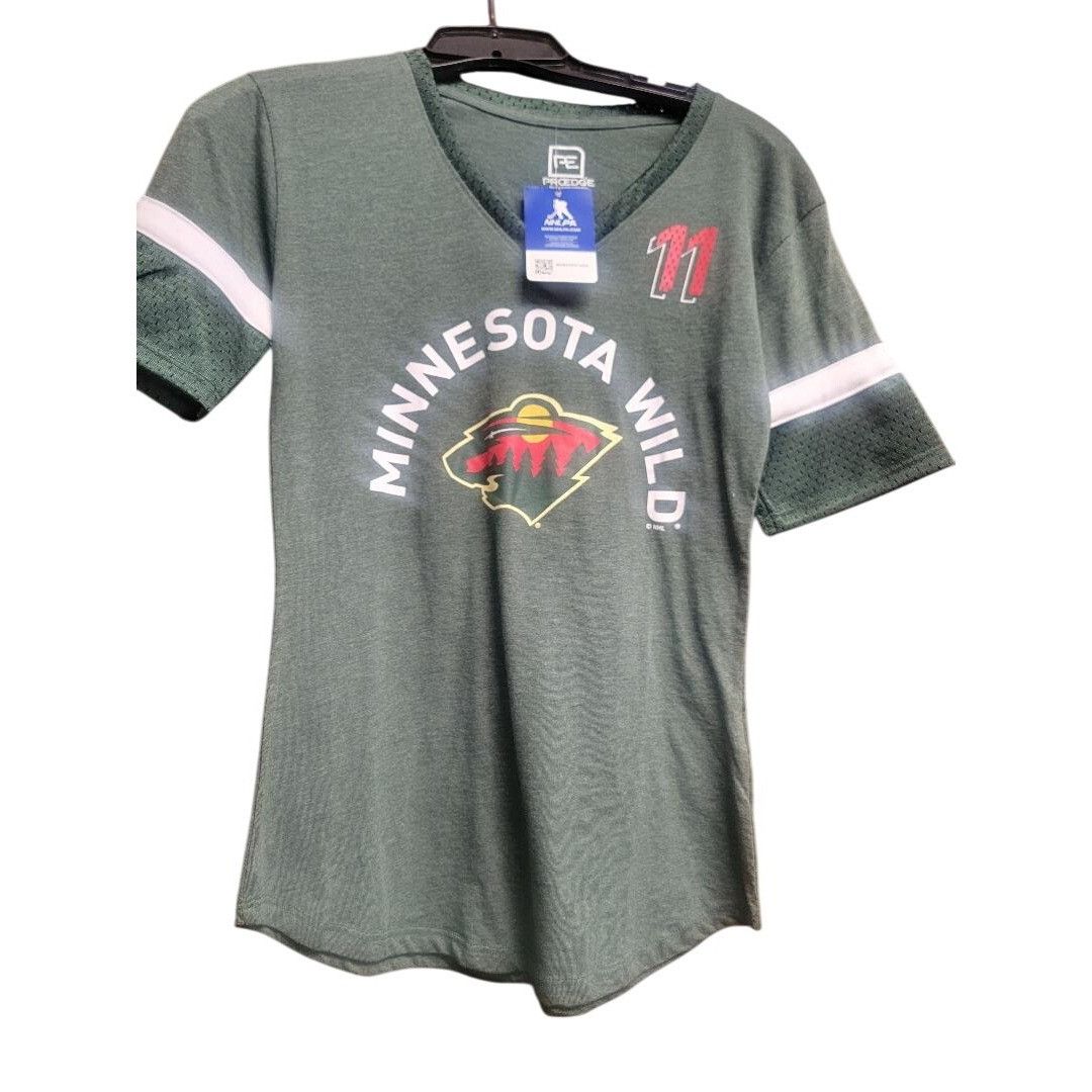 NHL Wild Womens Long Sleeve Shirt NHL Small Parise #11 Size S / US 4 / IT 40 - 1 Thumbnail