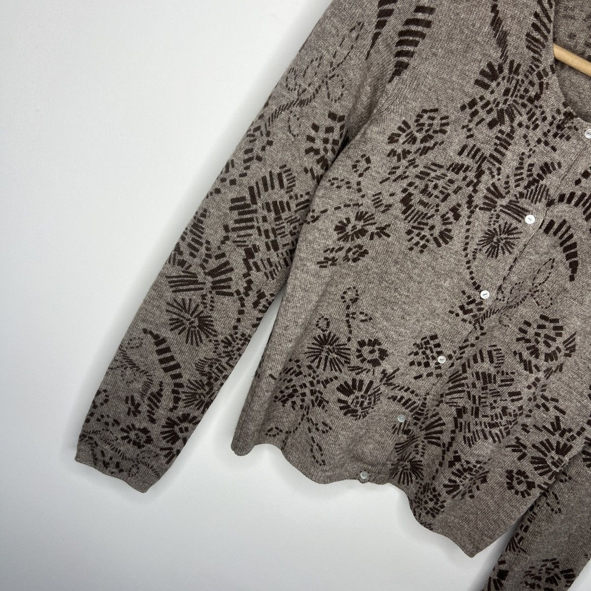 Loro Piana Loro Piana Baby Cashmere Cardigan Brown Beige Size XS / US 0-2 / IT 36-38 - 3 Thumbnail
