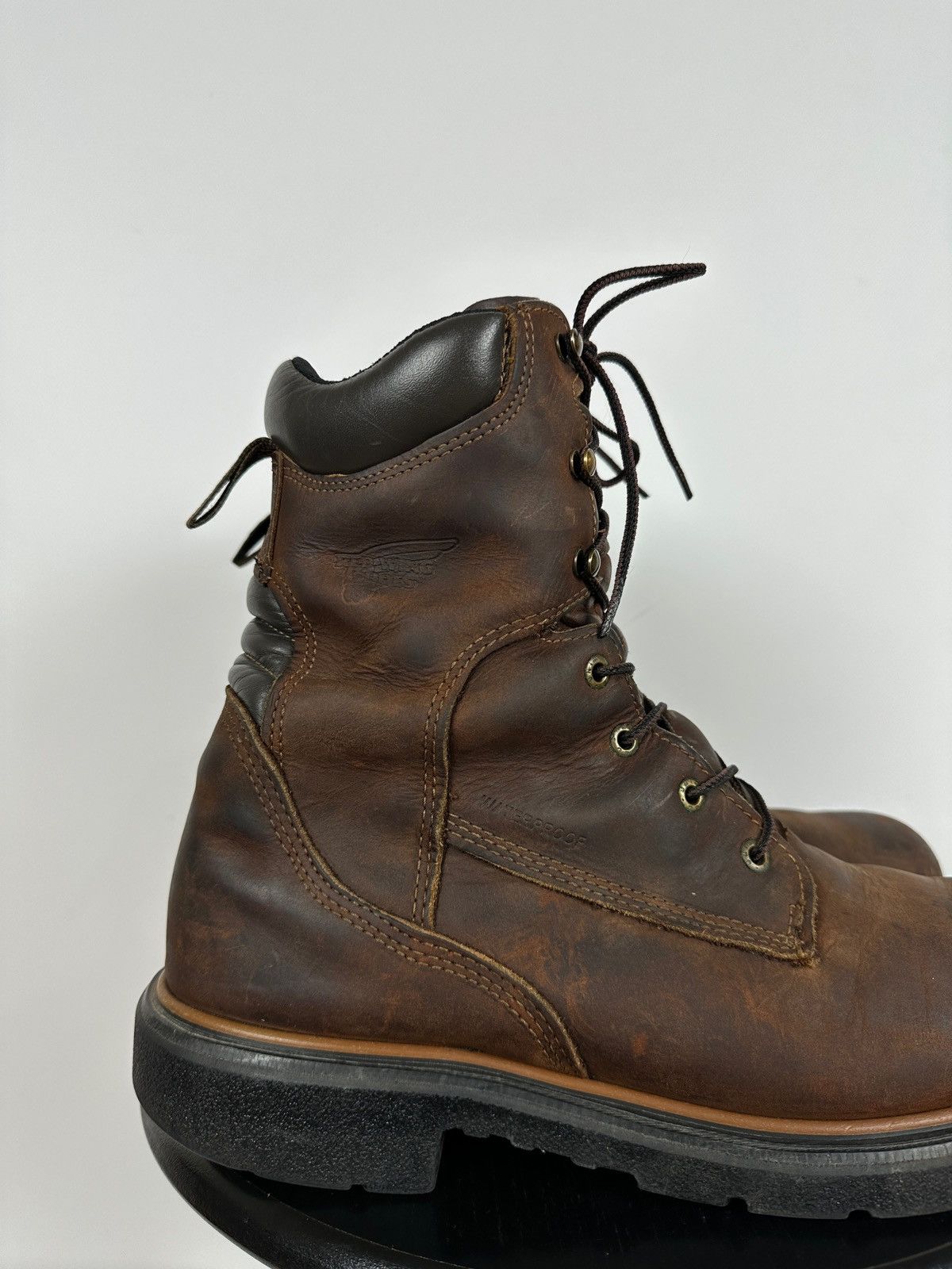 Red Wing Red Wing ASTM F2892-11 Brown Leather Waterproof Boots Size US 11 / EU 44 - 11 Thumbnail