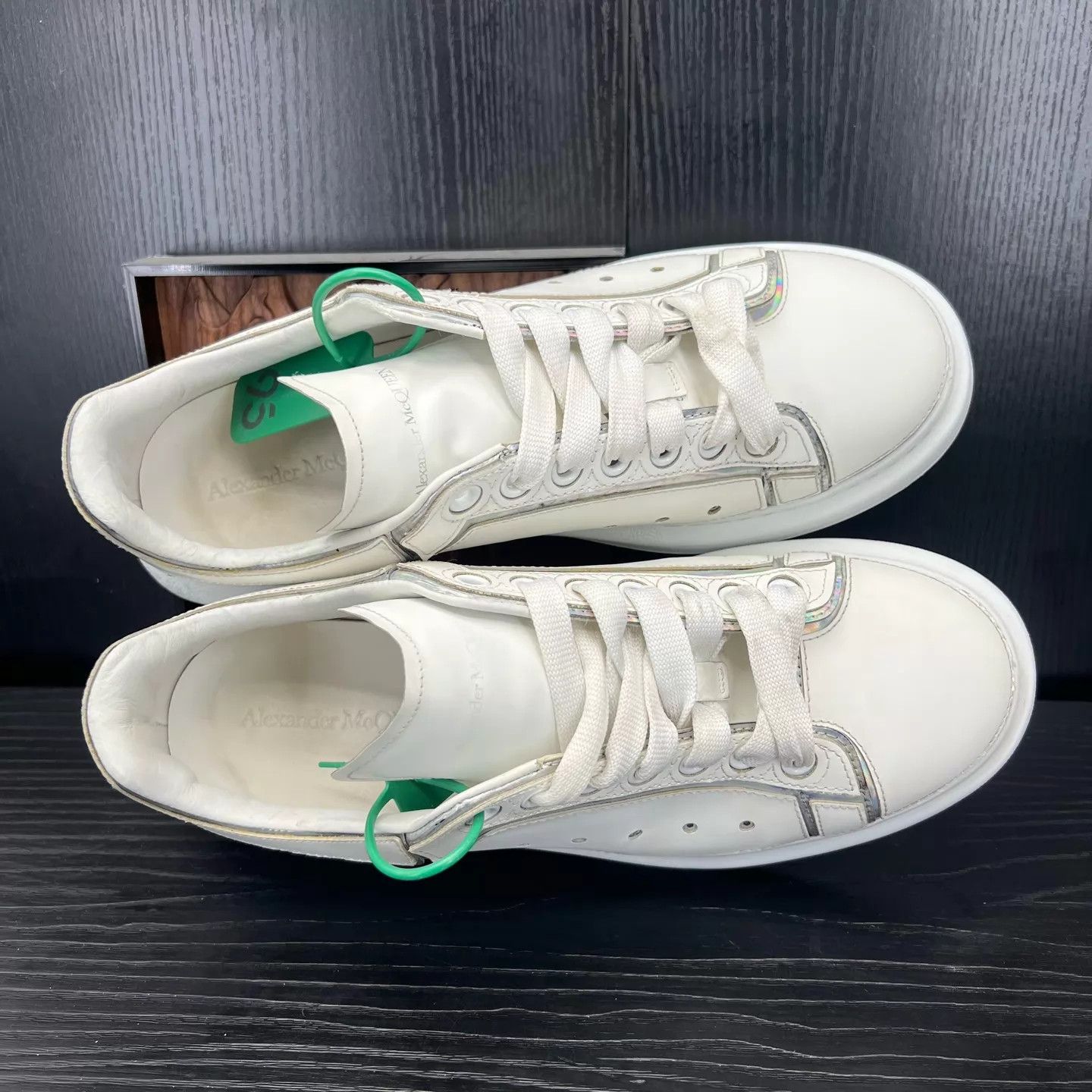 Alexander McQueen Alexander McQueen White Color Trim Size 45 Size US 12 / EU 45 - 8 Thumbnail