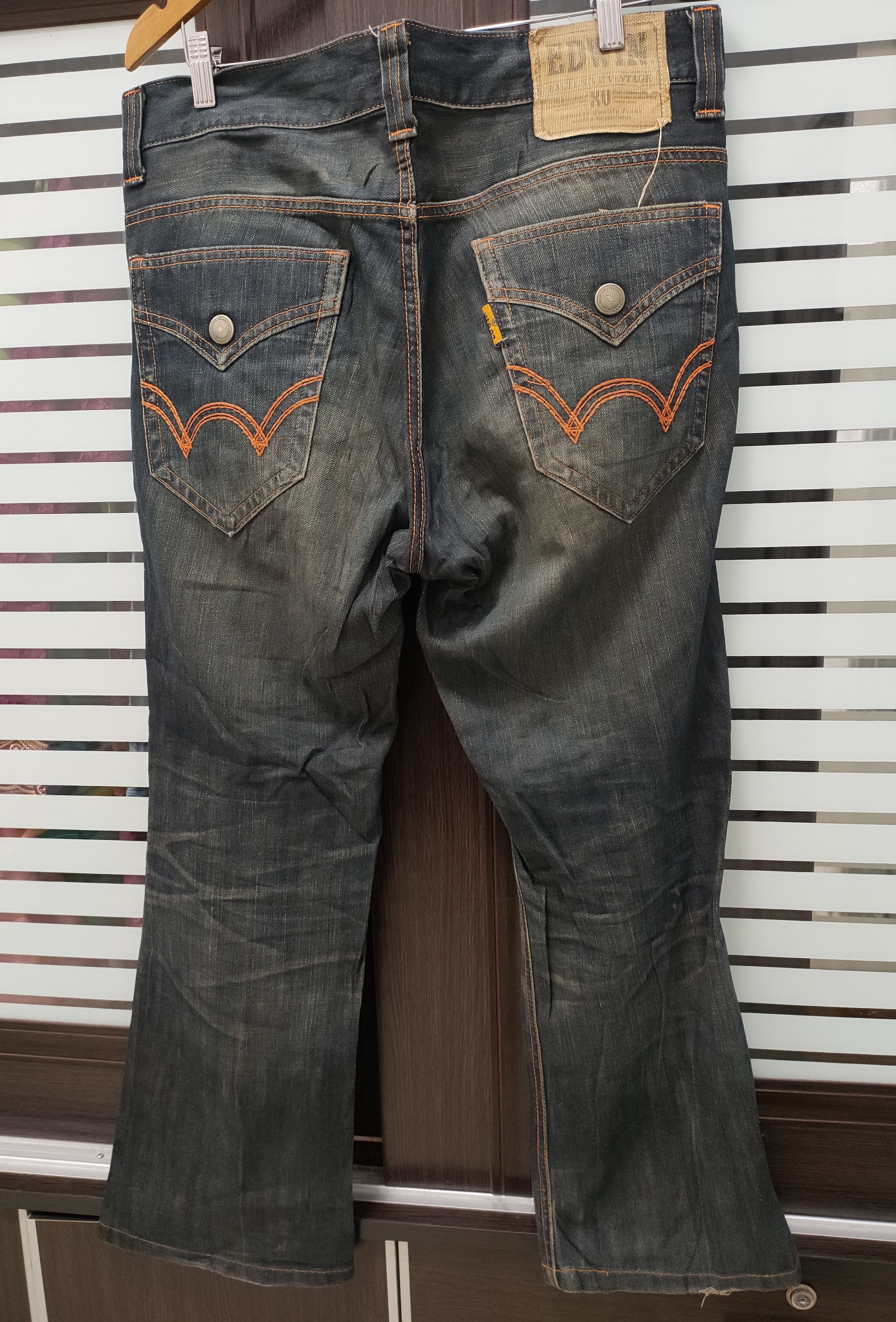 Edwin 💥Flared💥Japanese Brand Edwin Xclusive Vintage💥 Size US 37 - 4 Thumbnail