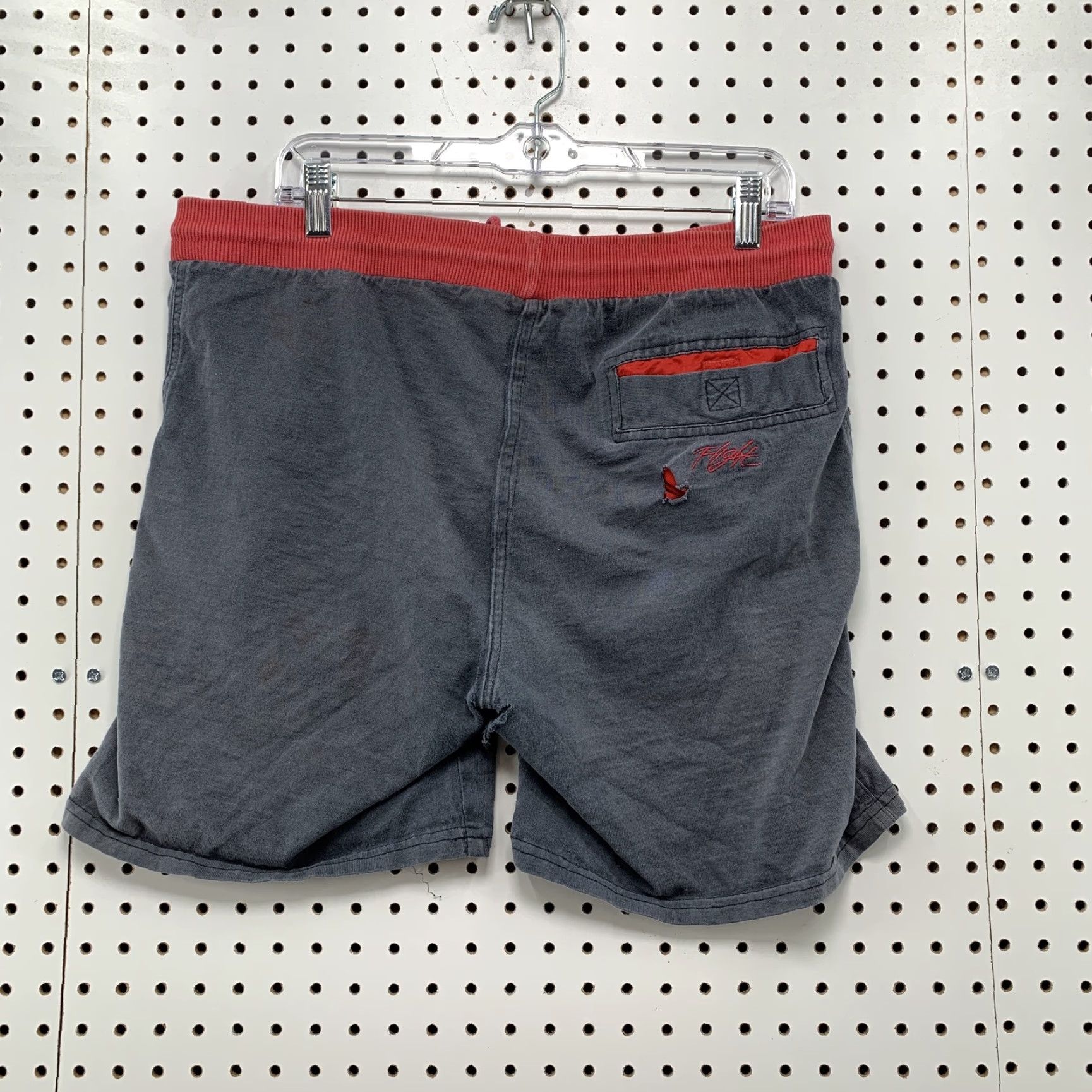 Nike VINTAGE Nike Jordan Shorts Men Athletic Cotton 34x9 Gray M Adult Medium Gray 90s Mens Size US 31 - 6 Thumbnail