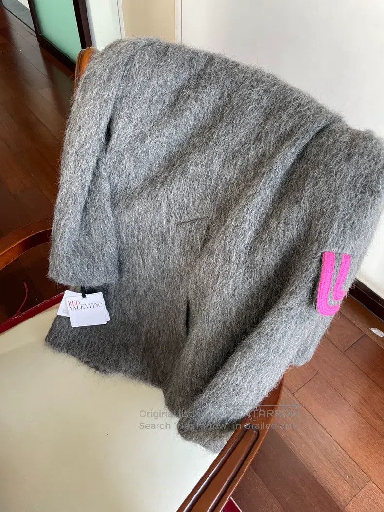 Valentino Valentino Rabbit fur alpaca woolen coat Size XS / US 0-2 / IT 36-38 - 9 Thumbnail