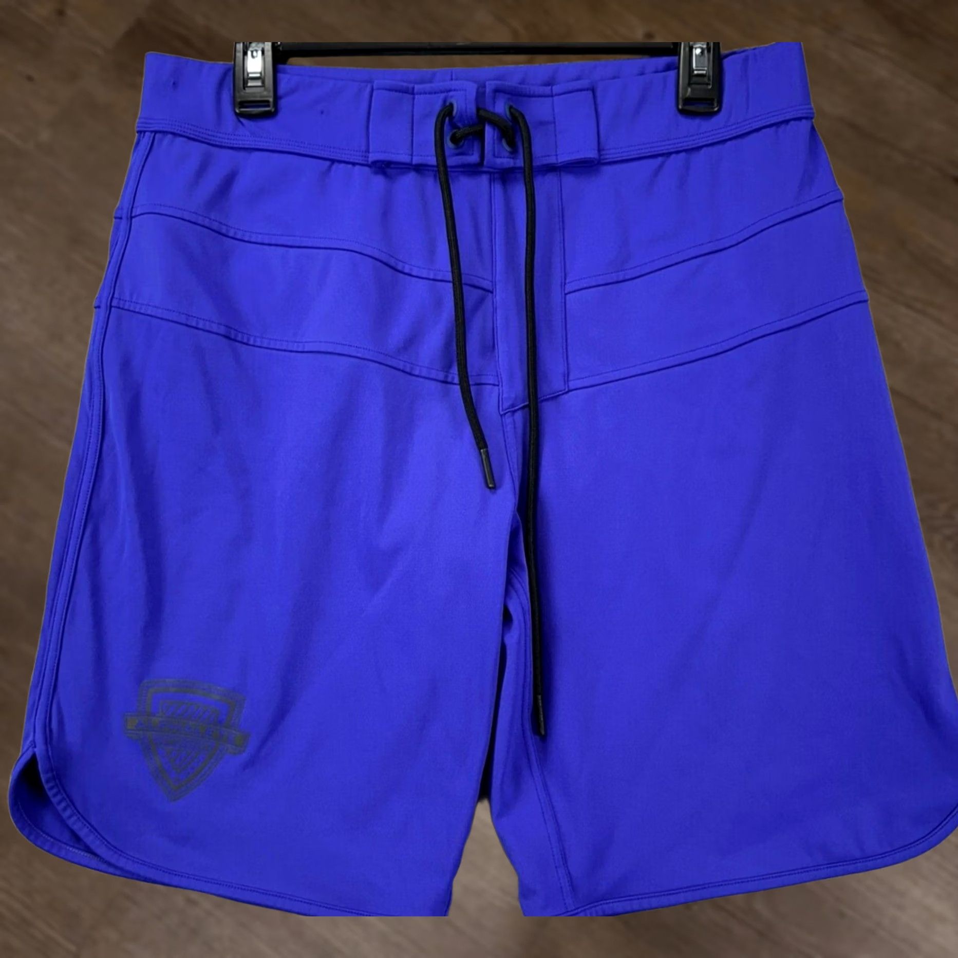 Vintage Alphalete Competition Swim Trunks Mens Large Blue Board Shorts Size US 33 - 1 Thumbnail