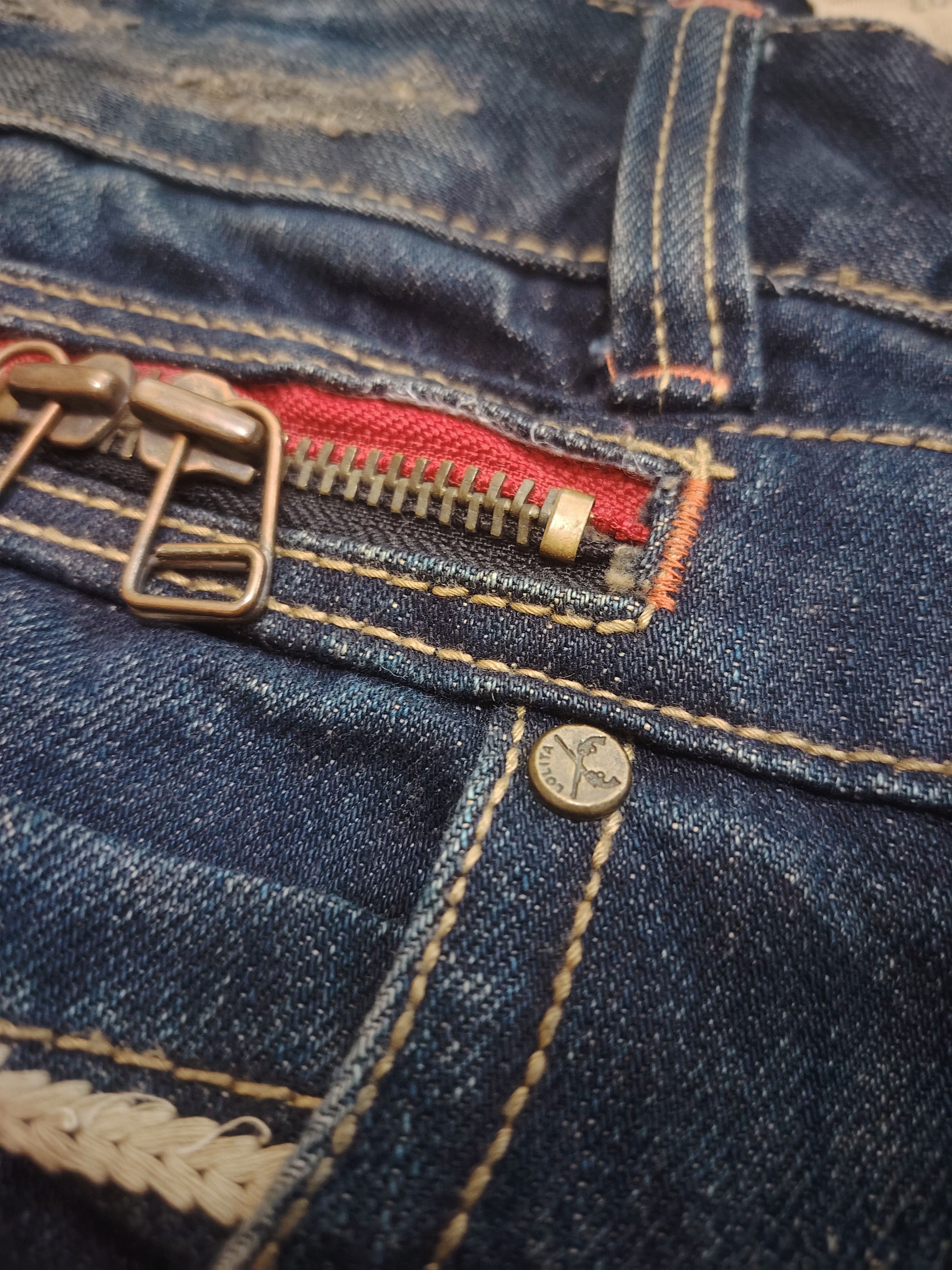 If Six Was Nine Rare!!! JAPANESE Lolita Jeans Distressed Jeans Size US 30 / EU 46 - 5 Thumbnail