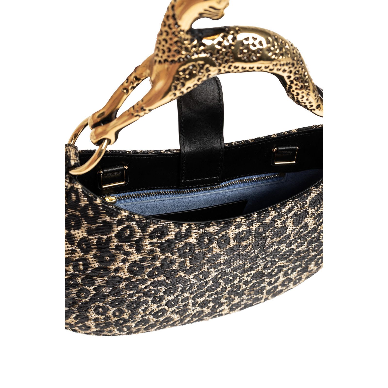 Lanvin LANVIN Cat Hobo Leopard Top Handle Bag New Size ONE SIZE - 4 Thumbnail