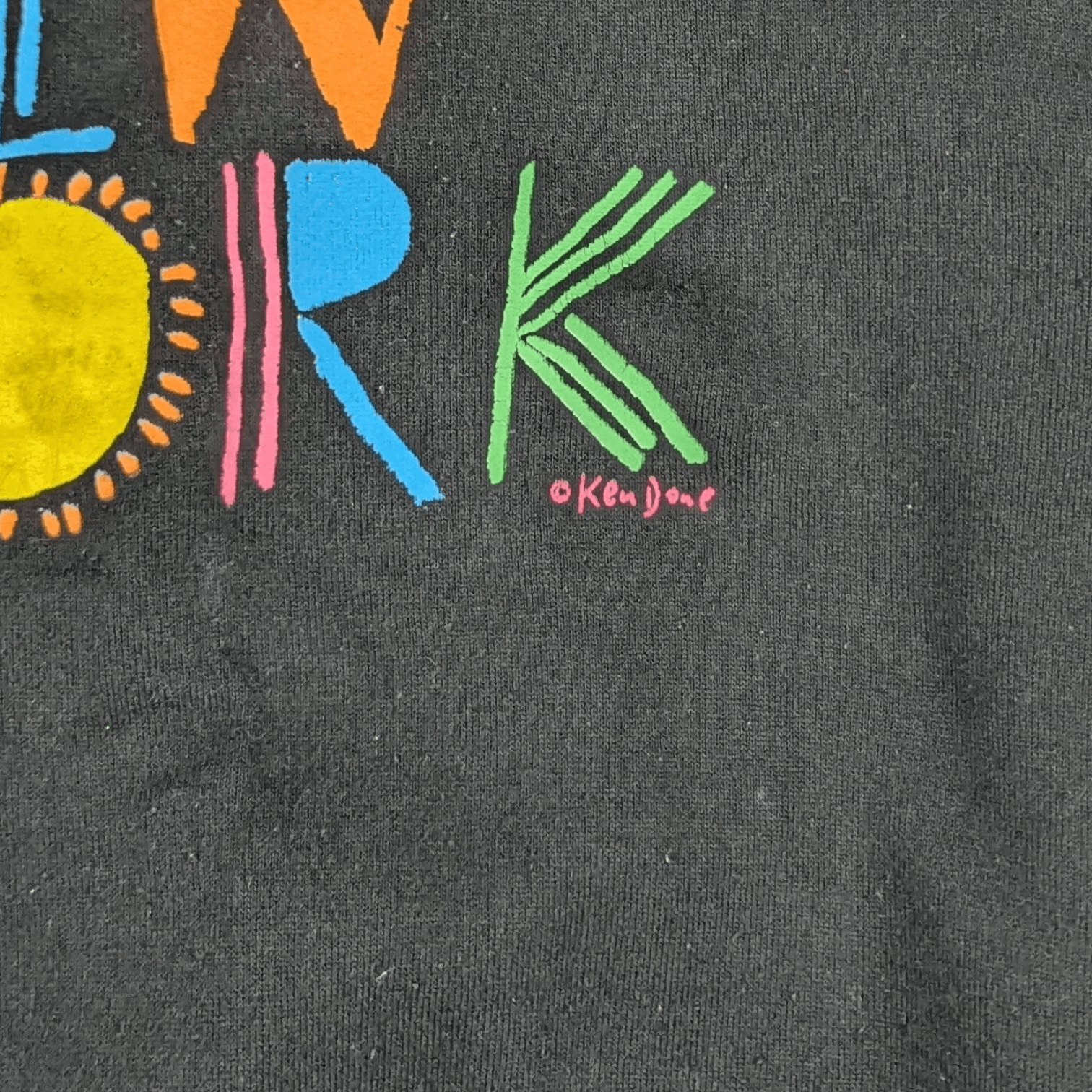 Vintage Vintage 90's NEW YORK Big Logo Jumper Sweatshirt Size US S / EU 44-46 / 1 - 7 Thumbnail