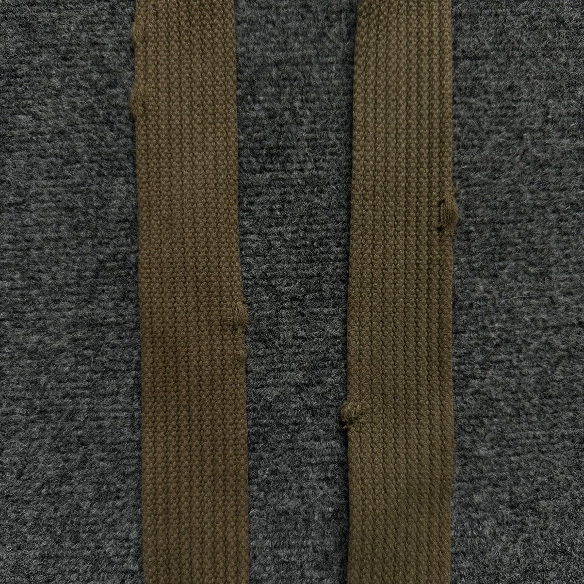 Japanese Brand VTG Japanese Style Knit Belt Khaki Military Y2K Distressed Size ONE SIZE - 6 Thumbnail