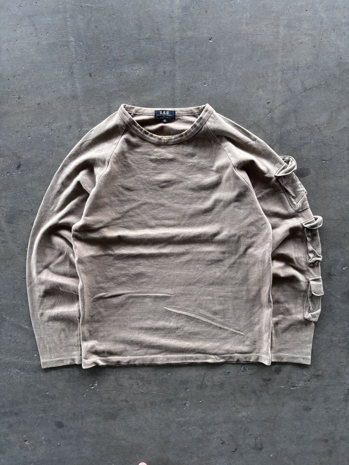 Japanese Brand S.E.C by Four Bars Japanese Pocket Sleeves Longsleeve Size US M / EU 48-50 / 2 - 1 Thumbnail