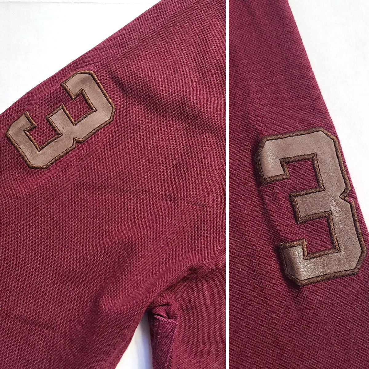 Polo Ralph Lauren × Vintage Long Sleeve Polo Dual Match Leather Edition Size US XXL / EU 58 / 5 - 9 Thumbnail
