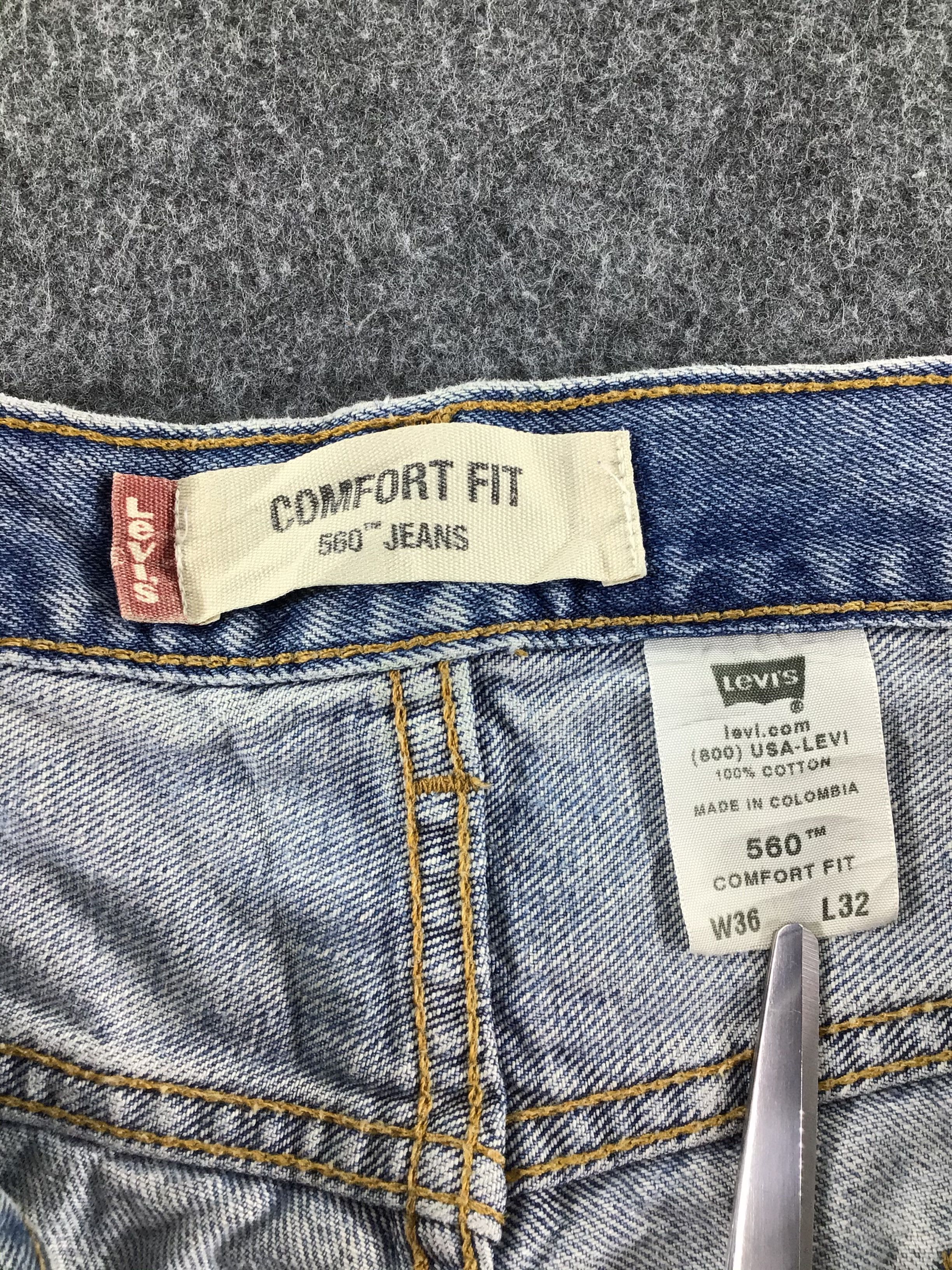 Levi's Vintage Levis 560 Jeans-J646 Size US 36 / EU 52 - 9 Thumbnail