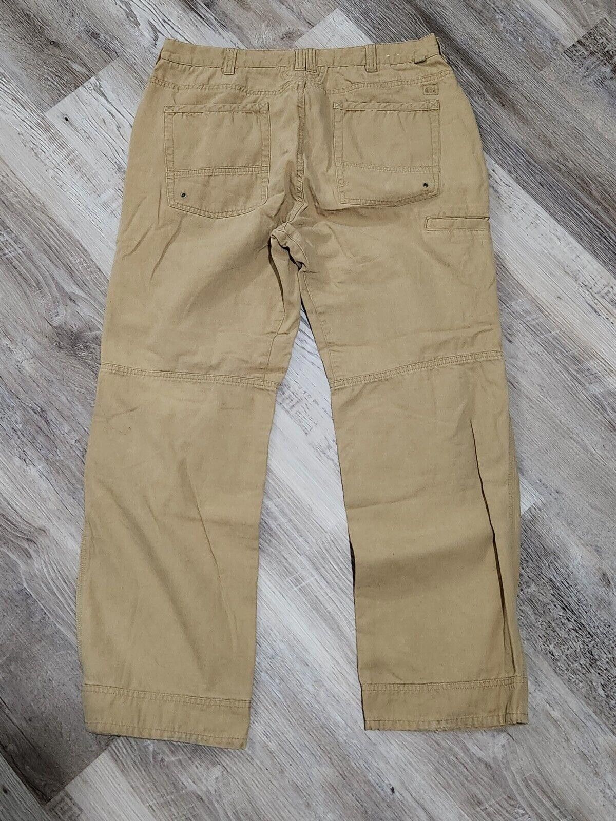 Rei REI Khaki Pants 36 X 32 Hiking Cargo Organic Cotton Size US 36 / EU 52 - 2 Thumbnail
