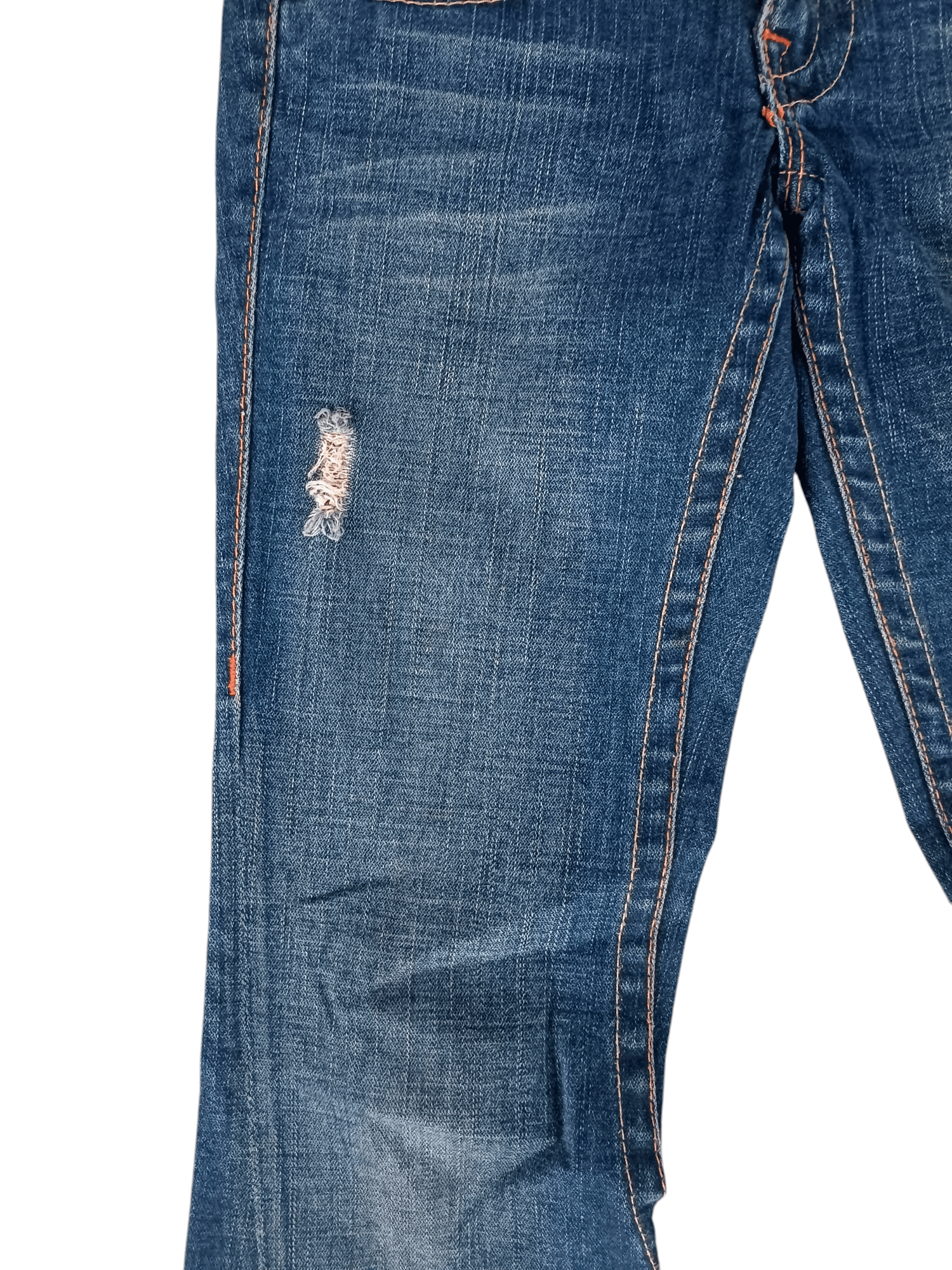True Religion × Vintage True Religion ひ Joey Flare Distressed Unisex Jeans Size US 28 / EU 44 - 9 Thumbnail