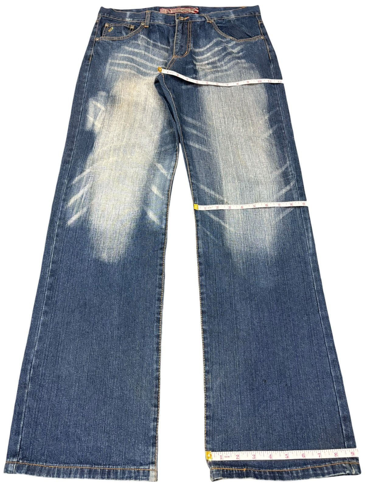 Volcom Vintage Volcom Faded Wash Baggy Skate Jeans Size US 35 - 14 Thumbnail