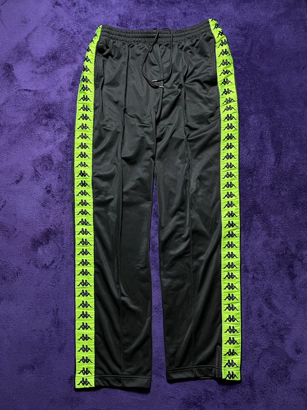 Kappa × Vintage Rare Kappa green lampas sweatpants retro vintage style Size US 32 / EU 48 - 3 Thumbnail