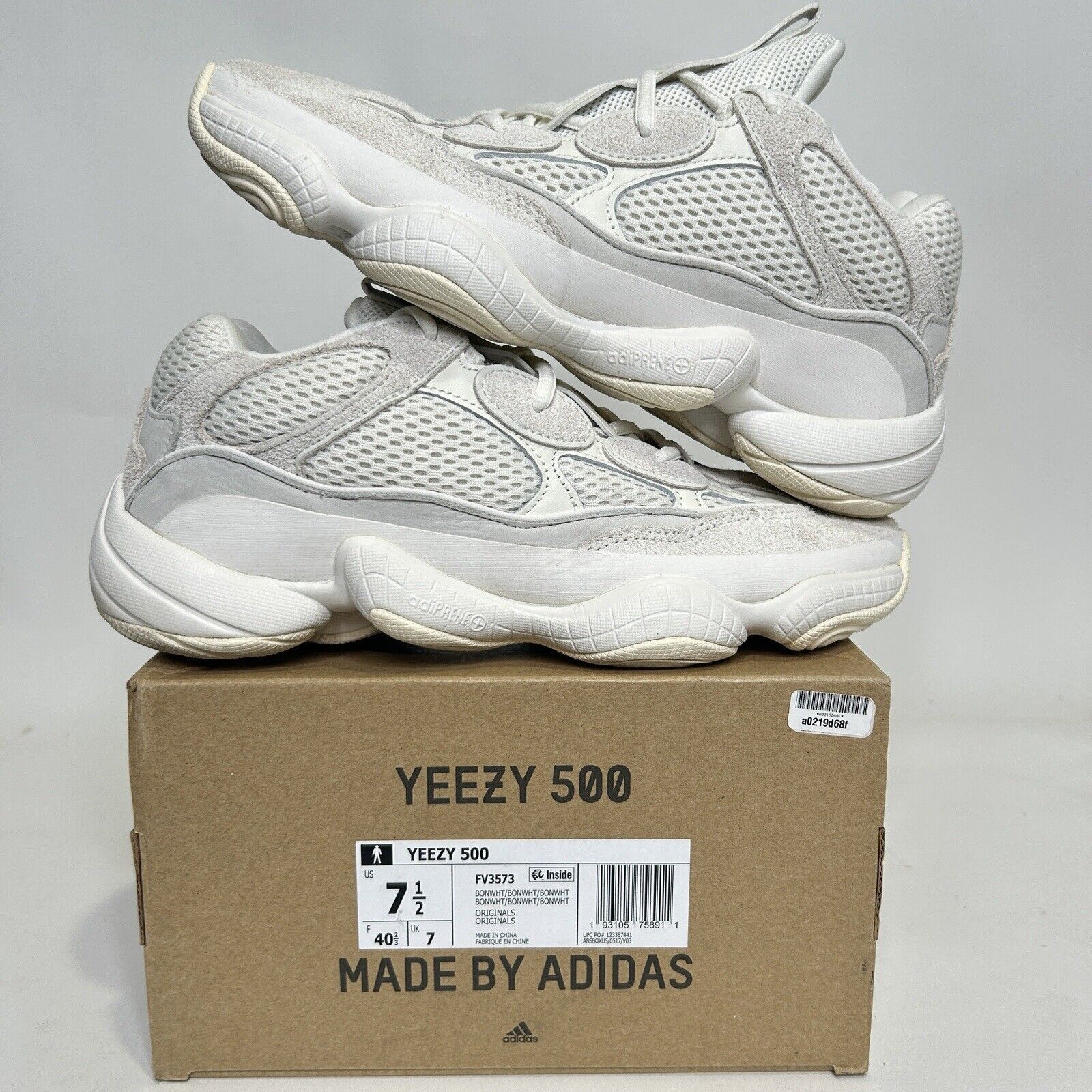 Adidas Adidas Yeezy 500 “Bone White” 2024 Size US 9 / IT 39 - 1 Thumbnail