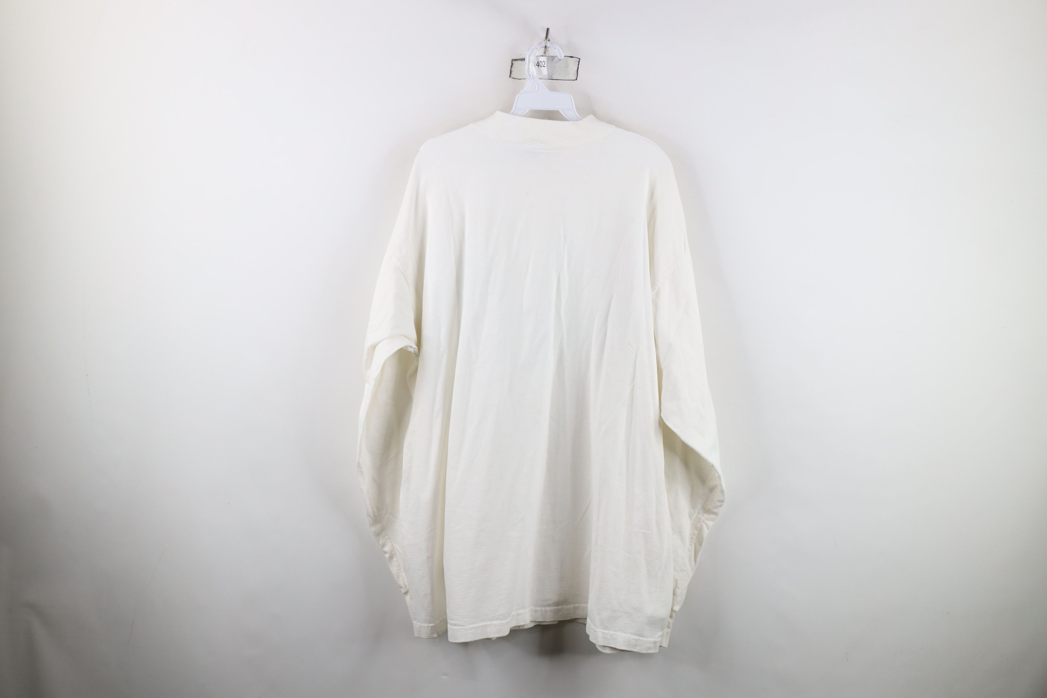 Vintage Vintage 90s Streetwear Heavyweight Buck Mock Neck T-Shirt Size US XXL / EU 58 / 5 - 10 Thumbnail
