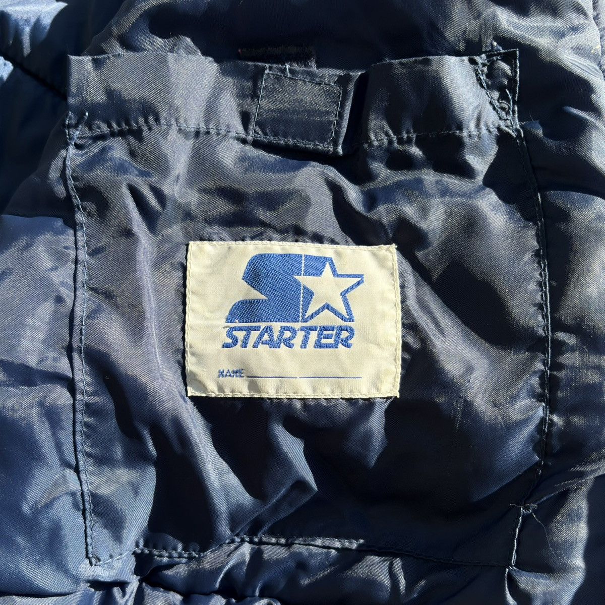 Starter Vintage Starter Dallas Cowboys NFL Pro Line Puffer Jacket Size US L / EU 52-54 / 3 - 10 Thumbnail