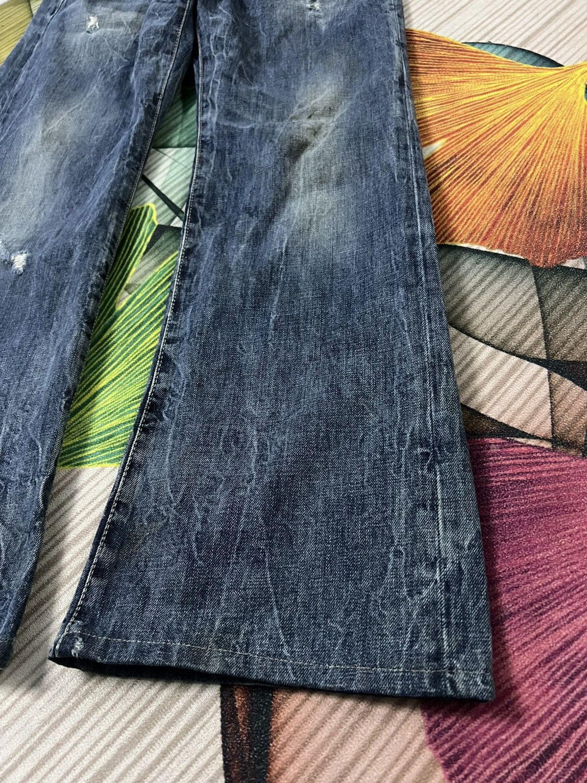 Energie × Jean 💥Flare💥Energie Distress Jean Size US 33 - 4 Thumbnail