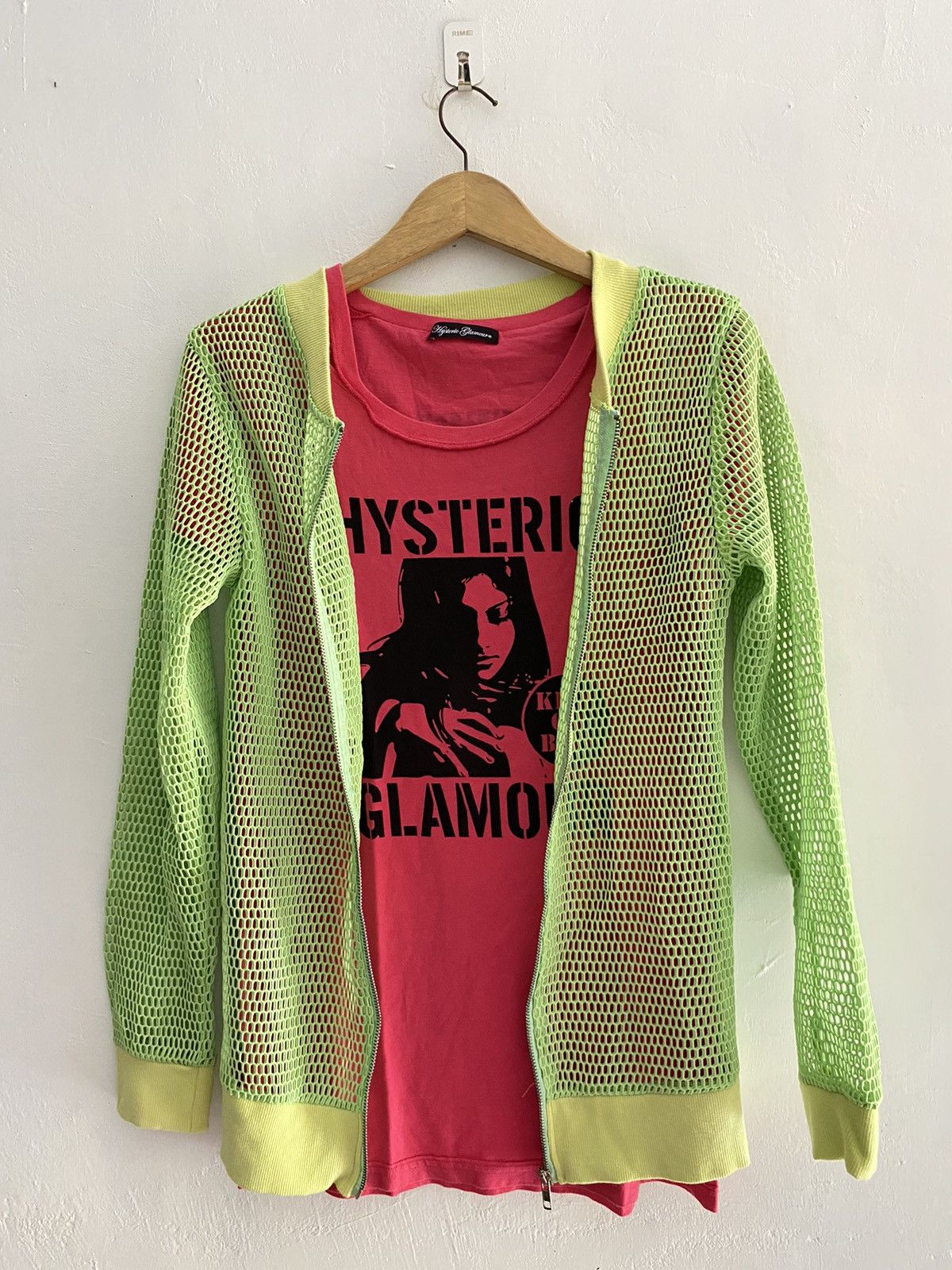 20471120 × Hysteric Glamour × Japanese Brand Chris & venus fishnet bomber jacket cdg style Size US S / EU 44-46 / 1 - 1 Thumbnail